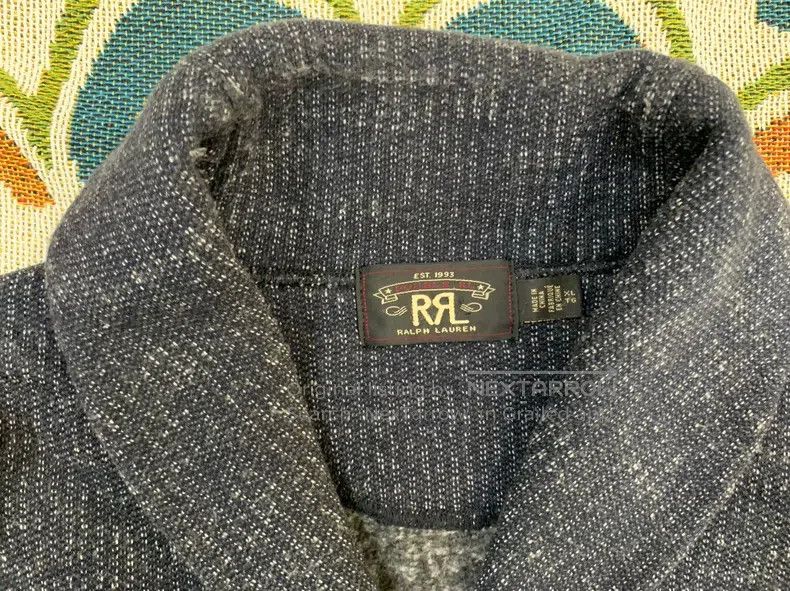 RRL Ralph Lauren RRL Ralph Lauren Cardigan sweater, mermaid, not leather ja Size US XL / EU 56 / 4 - 3 Thumbnail