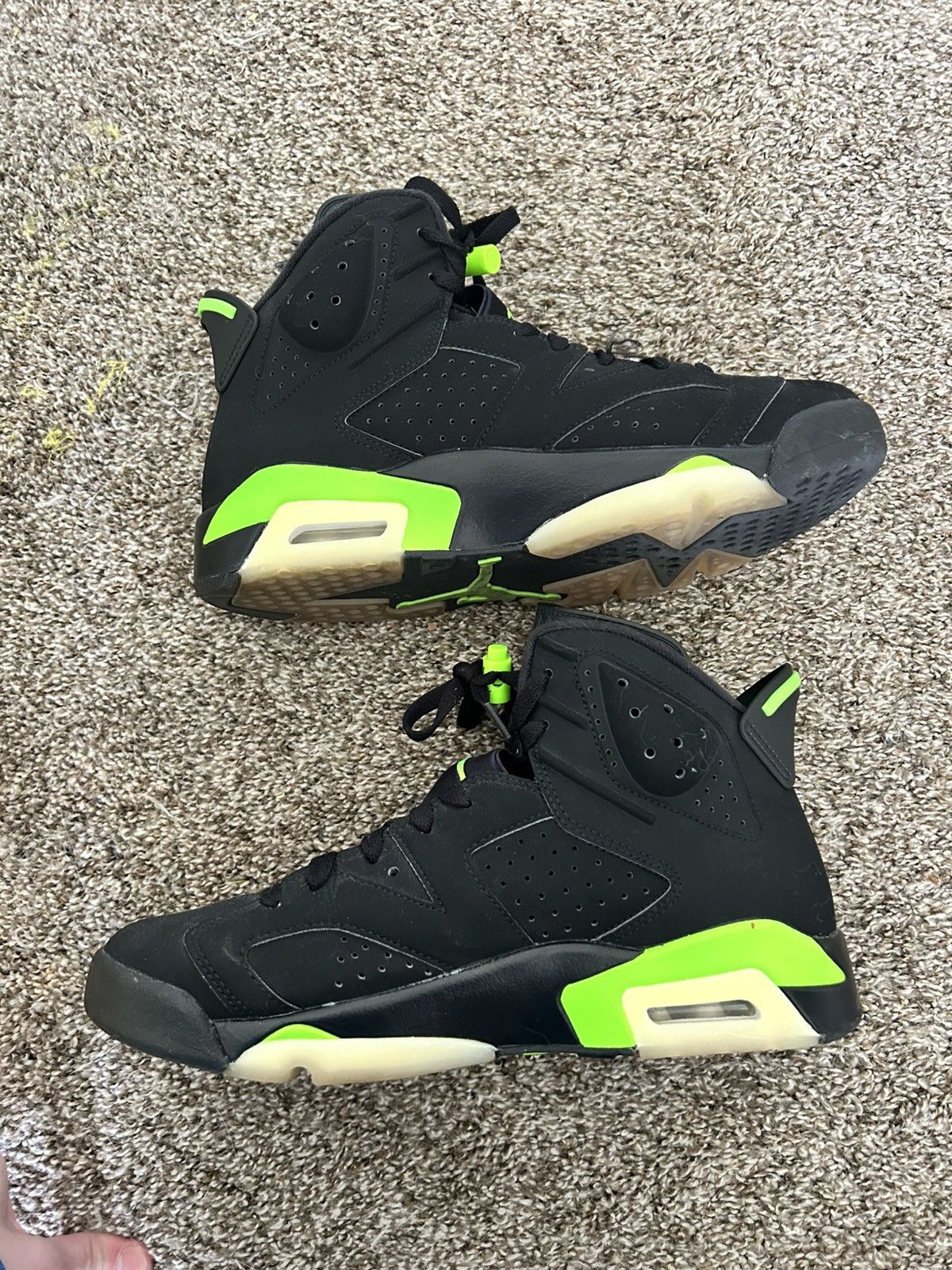Jordan Brand Jordan 6 Electric Green Size US 9.5 / EU 42-43 - 2 Thumbnail