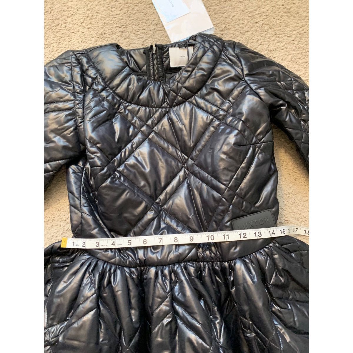 Other LUXTON BLACK QUILTED PUFFER MID DRESS Size M / US 6-8 / IT 42-44 - 21 Thumbnail