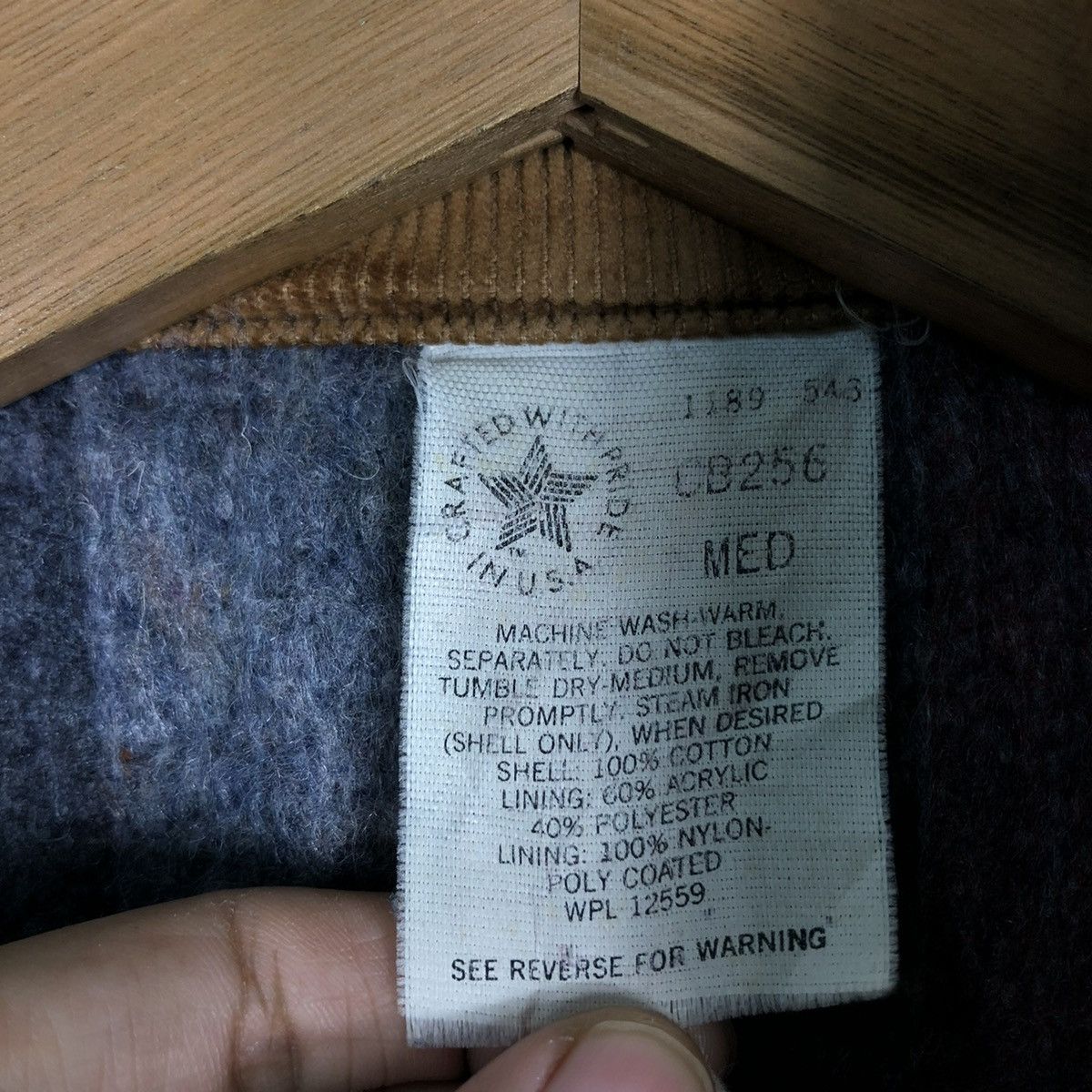 Carhartt 🔥VINTAGE CHORE WORK JACKET CARHARTT CB256 BLANKET LINING Size US M / EU 48-50 / 2 - 18 Thumbnail