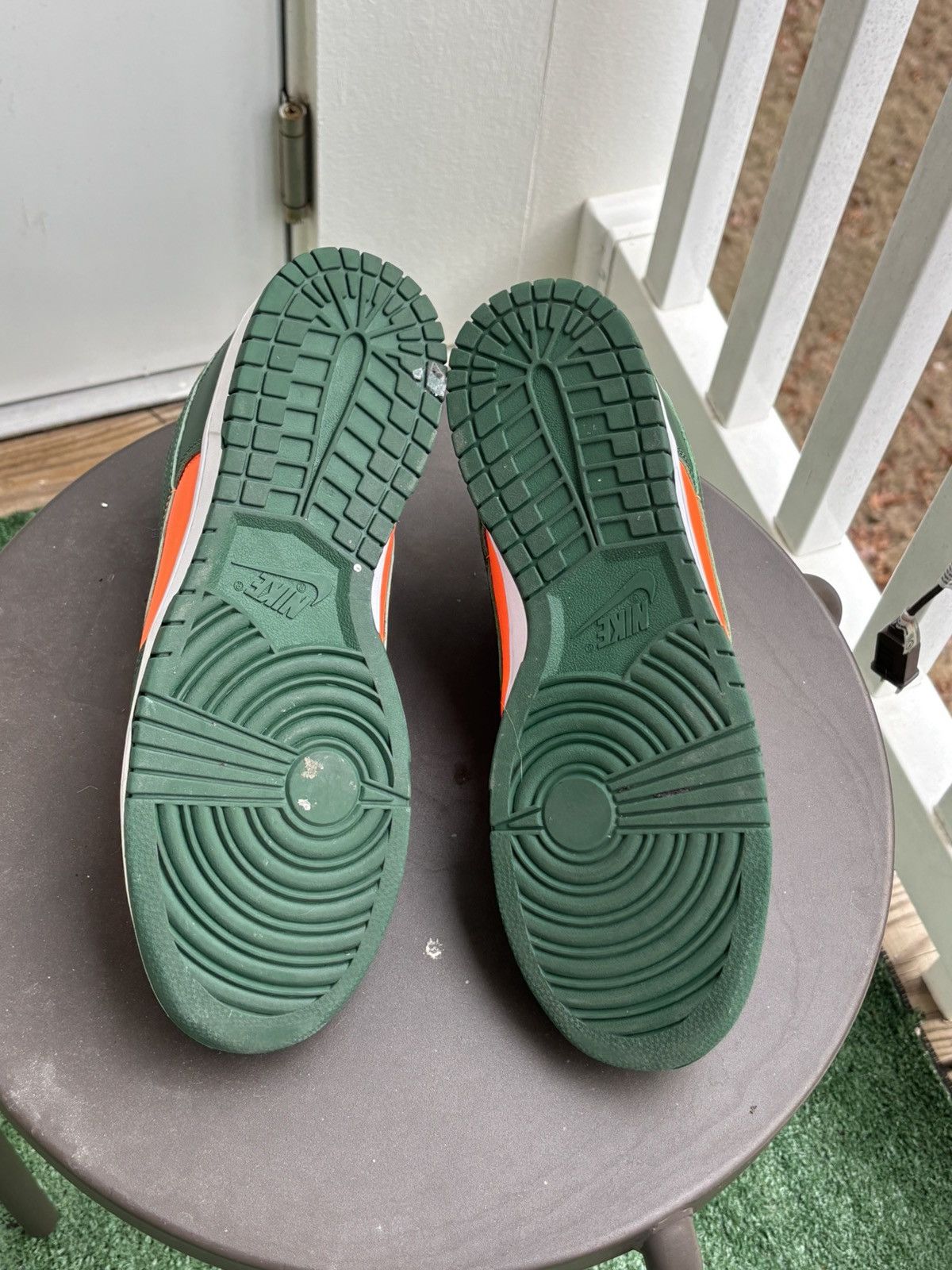 Nike Nike Dunk Low Miami Hurricane Size US 12 / EU 45 - 8 Thumbnail