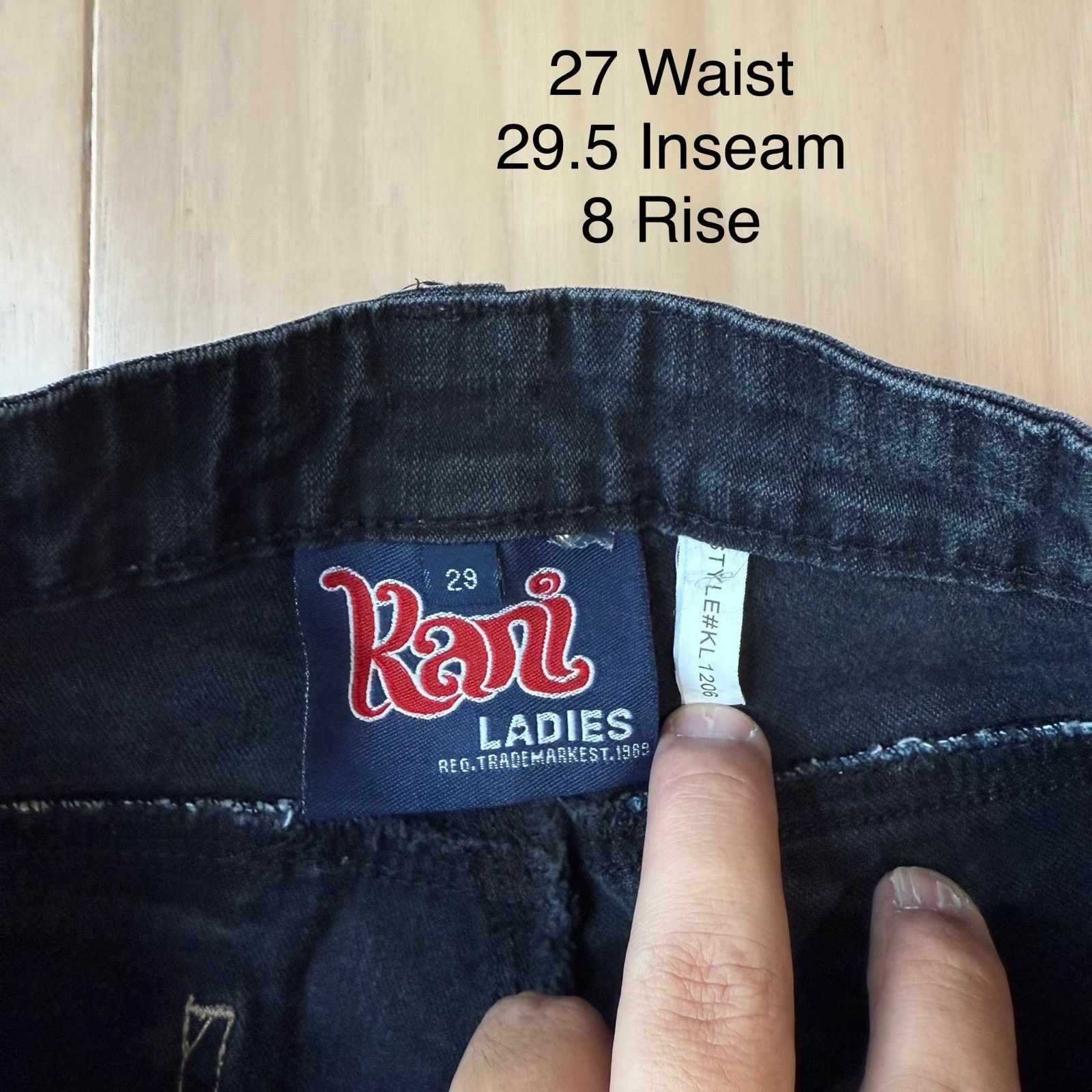 Karl Kani Vintage Karl Kani Jeans Women's 27 Blue Black Double Knee Size 27" / US 4 / IT 40 - 5 Thumbnail