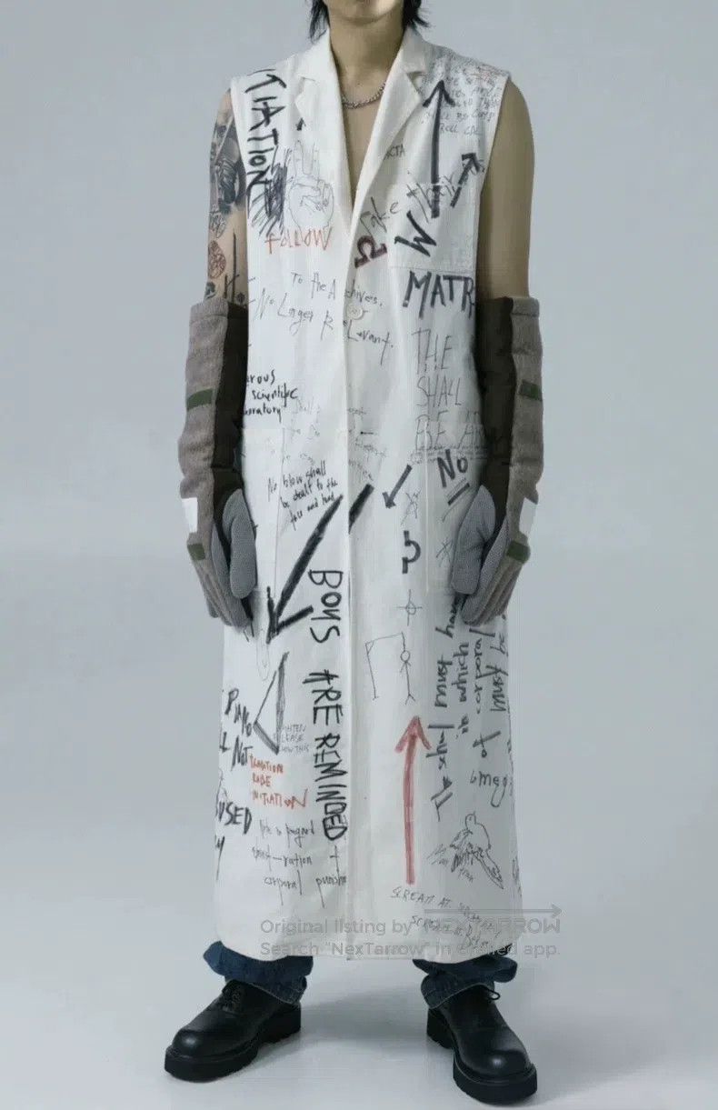 Raf Simons Raf Simons FW15 Graffiti Vest Jacket Size US M / EU 48-50 / 2 - 1 Thumbnail