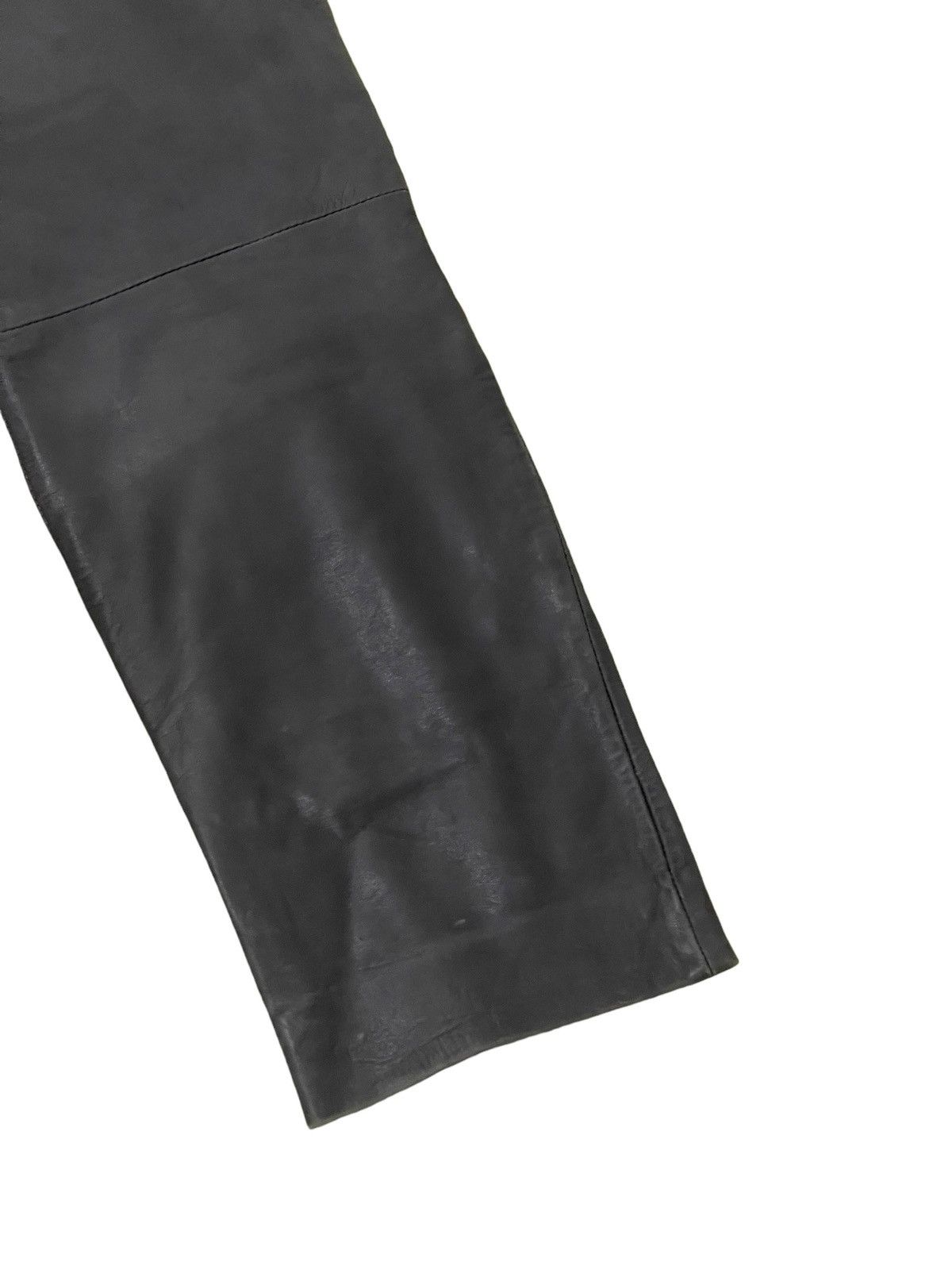 Le Grande Bleu (L.G.B.) Leather Pant Unknown Vtg Japan Baggy Tapered 8🟦7 Size US 32 / EU 48 - 15 Thumbnail