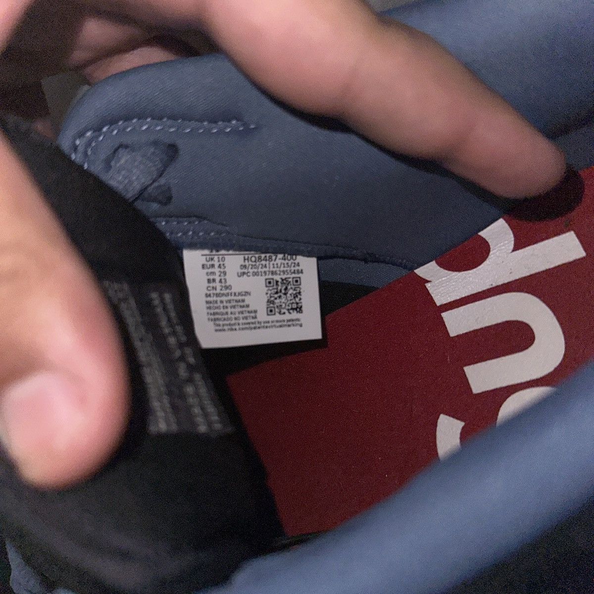 Supreme Supreme gray fog sz11 Size US 11 / EU 44 - 7 Thumbnail