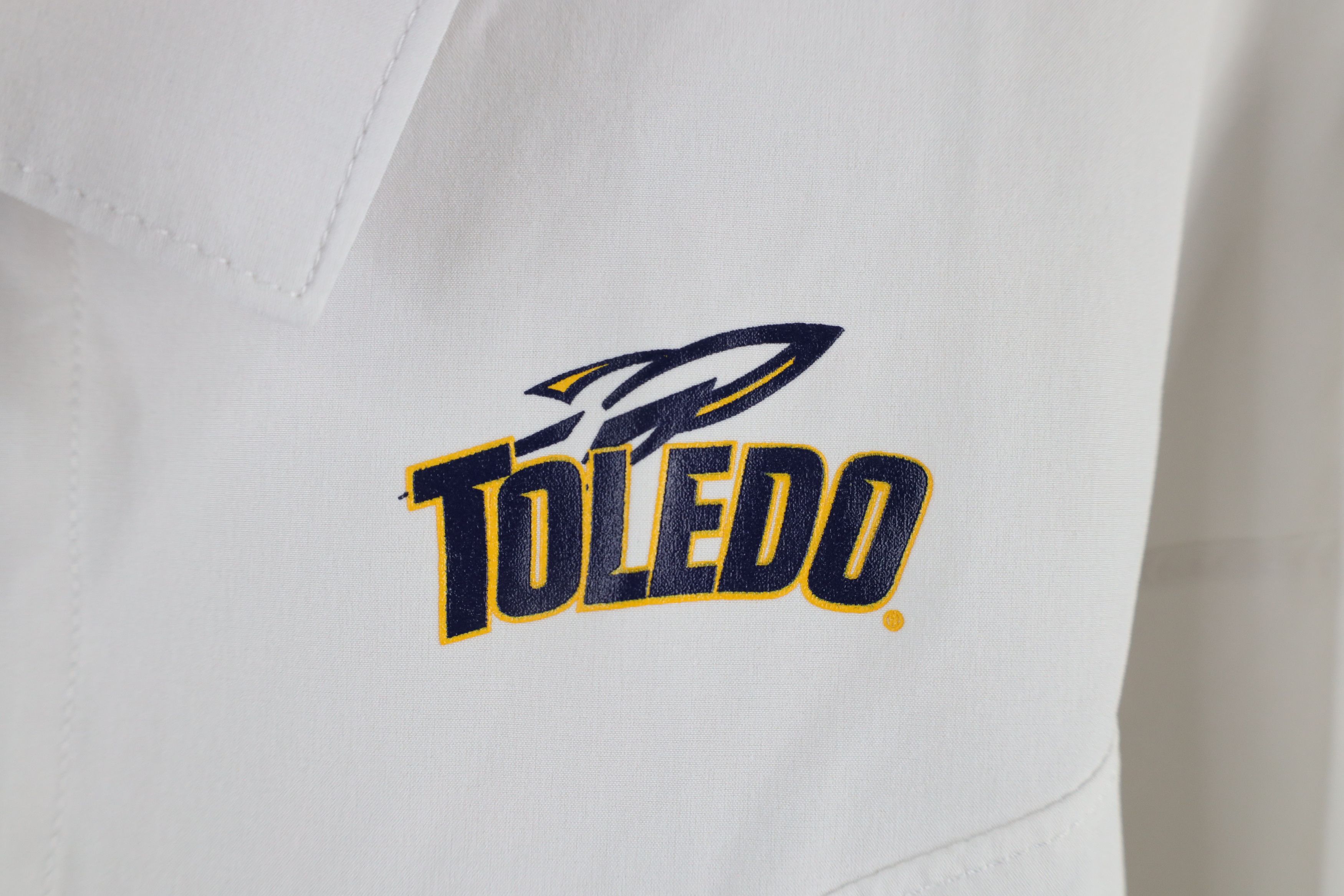 Nike × Vintage Nike University of Toledo Football Snap Button Polo Shirt Size US XXL / EU 58 / 5 - 4 Thumbnail