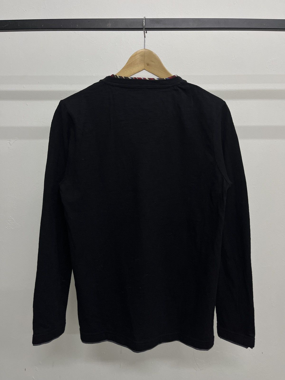 Greg Lauren Black Slub LS Confirm Henley Inspired by RRL GREG LAUREN Size US M / EU 48-50 / 2 - 10 Thumbnail