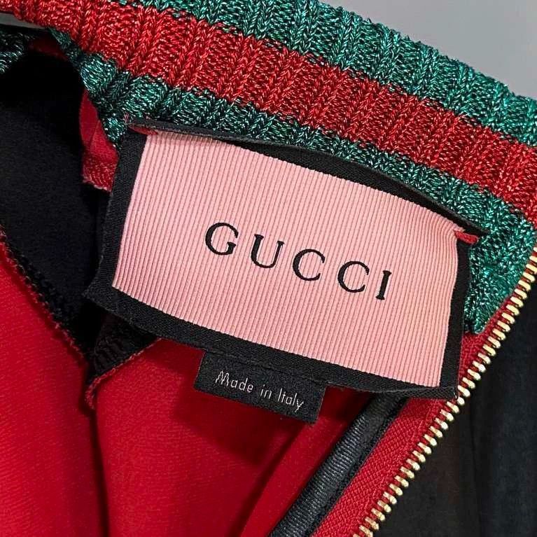 Gucci Gucci Classic logo red and green striped dress 2506-Nextarr Size XS / US 0-2 / IT 36-38 - 4 Thumbnail