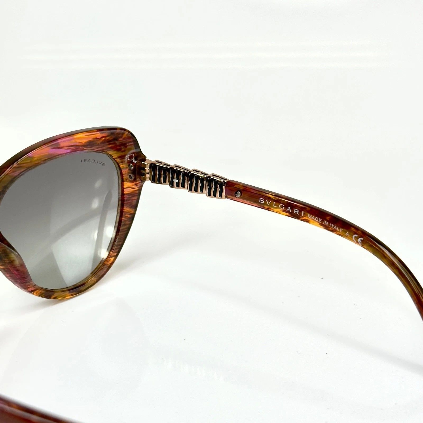 Bvlgari BVLGARI BV8143B 8143 Serpenti Orange Red Fantasy Sunglasses Size ONE SIZE - 8 Thumbnail