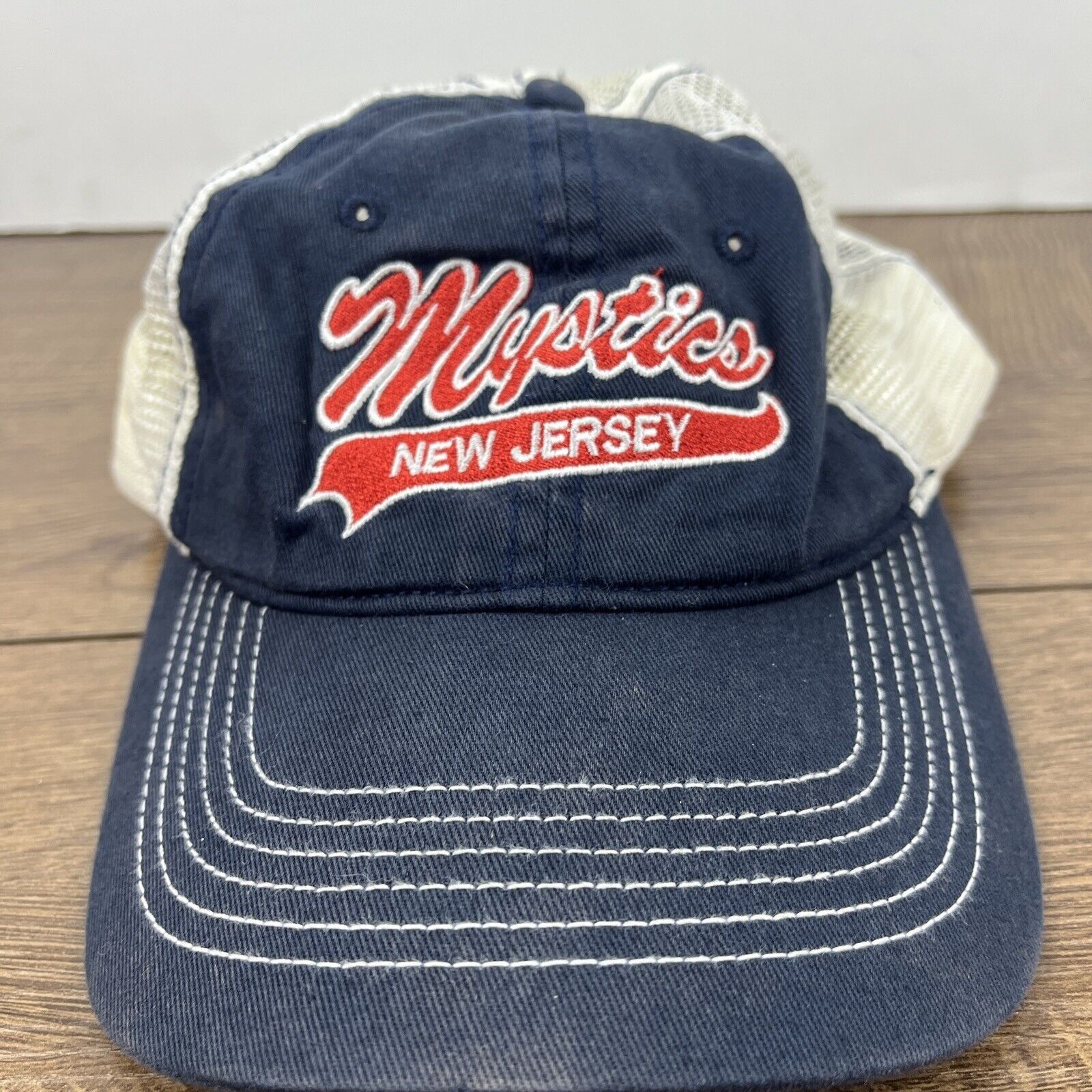 Other Mystics New Jersey Hat Blue Hat Adjustable Adult Size Hat Bl Size ONE SIZE - 4 Thumbnail