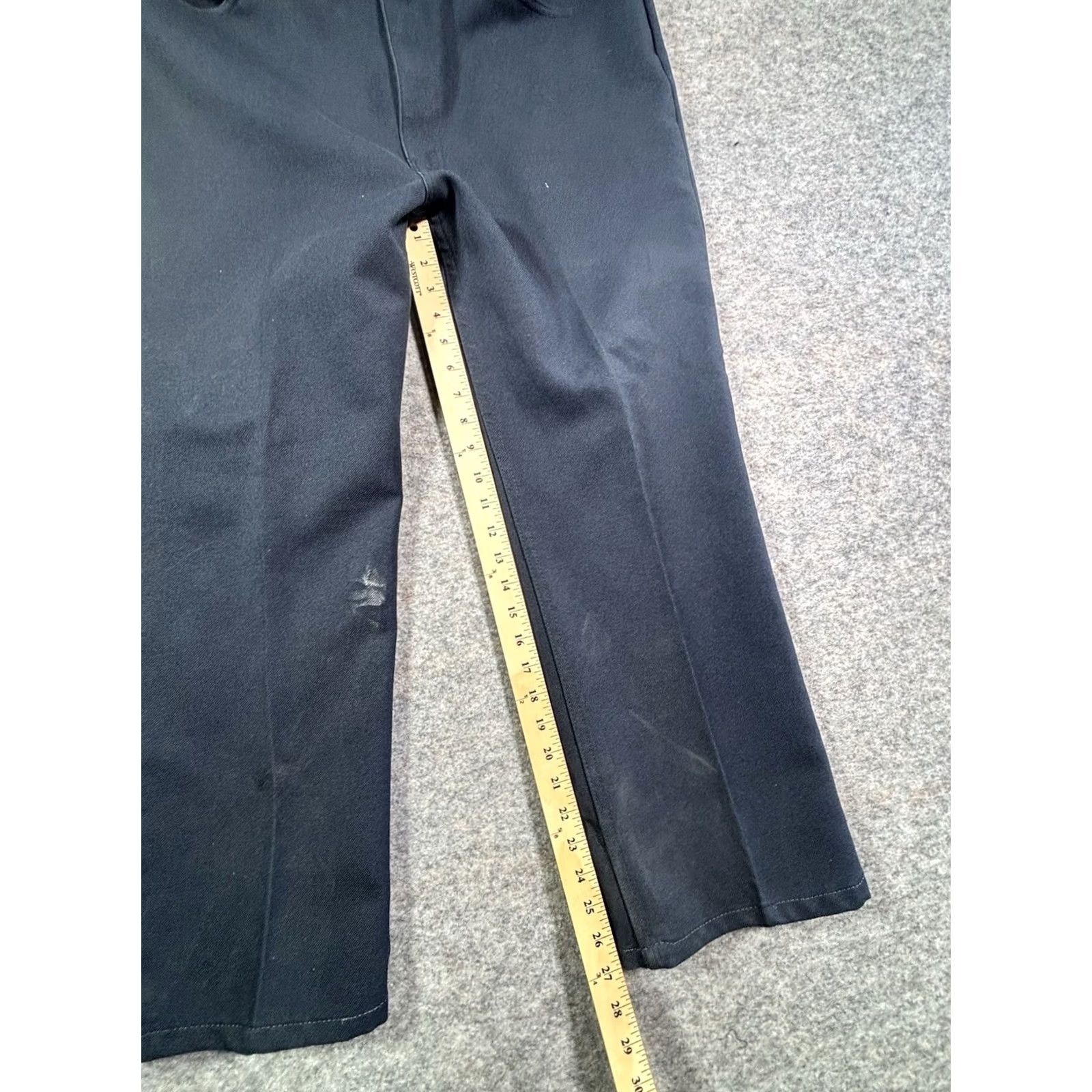 Levi's VINTAGE Levi's 517 Bootscut Pants Mens 90s Blue Polyester Dacron Sz 38x32 Western Trims Pockets Highlighted 90s Theme Mens Size US 38 / EU 54 - 6 Thumbnail