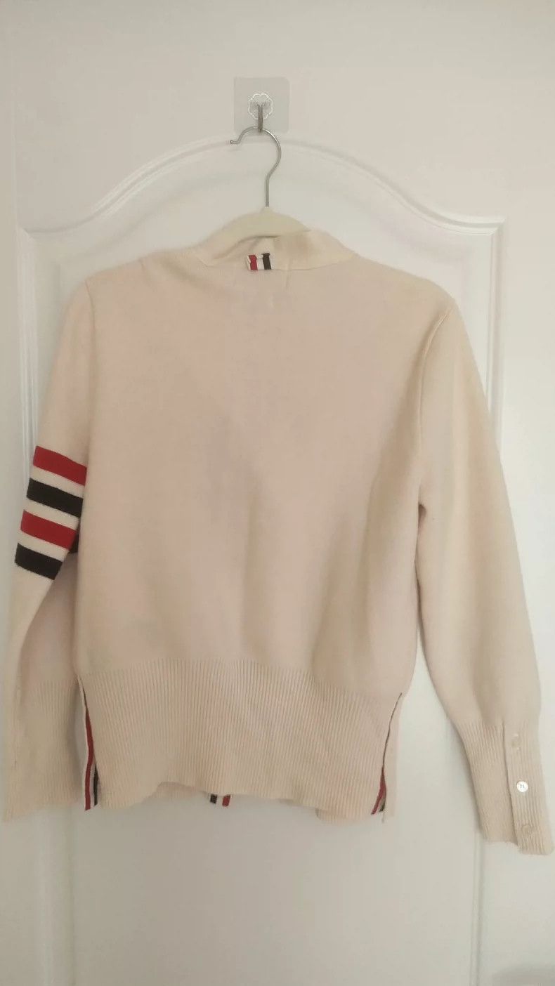 Thom Browne Thom Browne Knitted cardigan coat Size US S / EU 44-46 / 1 - 1 Thumbnail