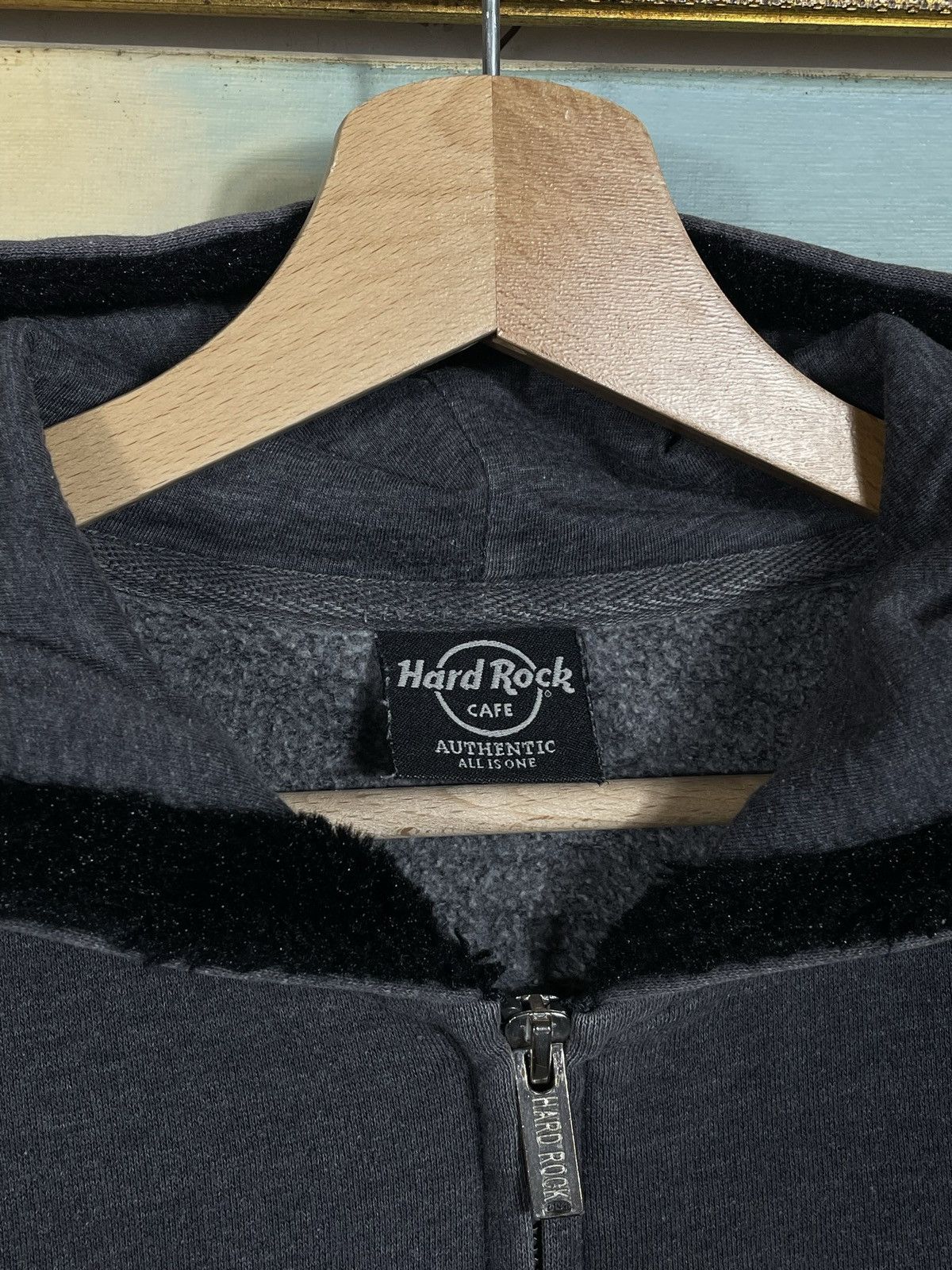 Hard Rock Cafe × Vintage Hard Rock Vintage Y2k Zip Hoodie Sweatshirt Cyber Grunge Size US S / EU 44-46 / 1 - 7 Thumbnail