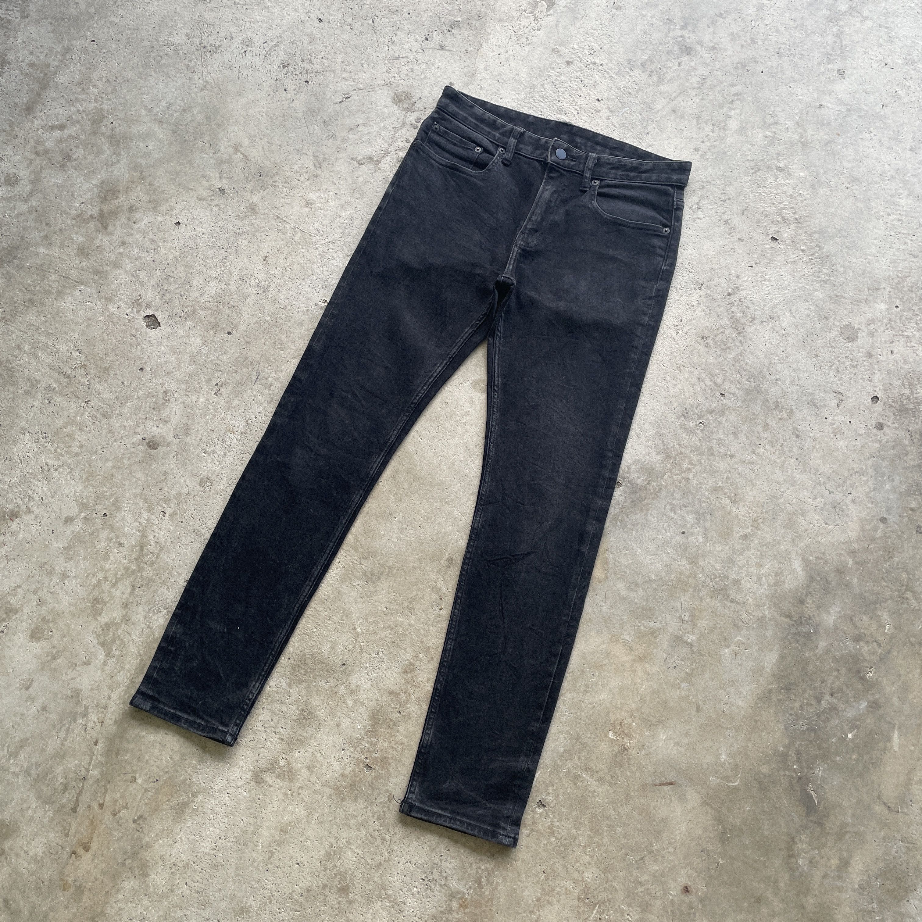 Japanese Brand Yori Sport Black Thermal Denim | Grailed