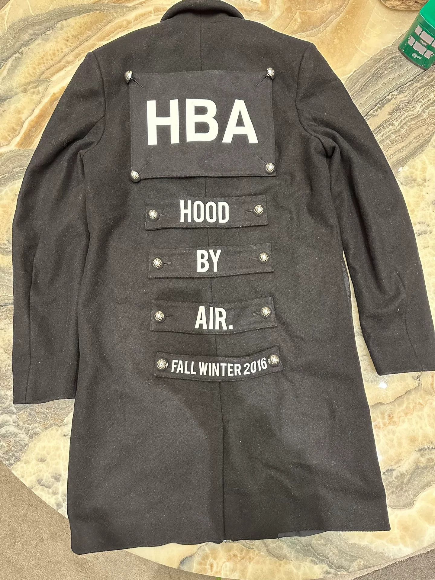 Hood By Air Hood By Air Wool Patch Coat Size US M / EU 48-50 / 2 - 1 Thumbnail