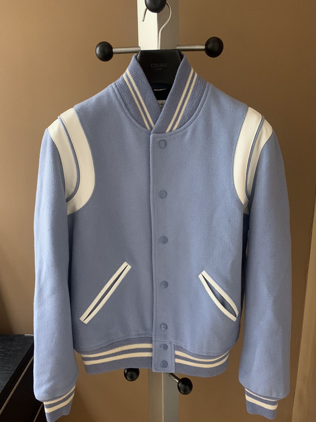 Saint Laurent Paris Saint Laurent ice cream blue teddy Size US S / EU 44-46 / 1 - 1 Thumbnail