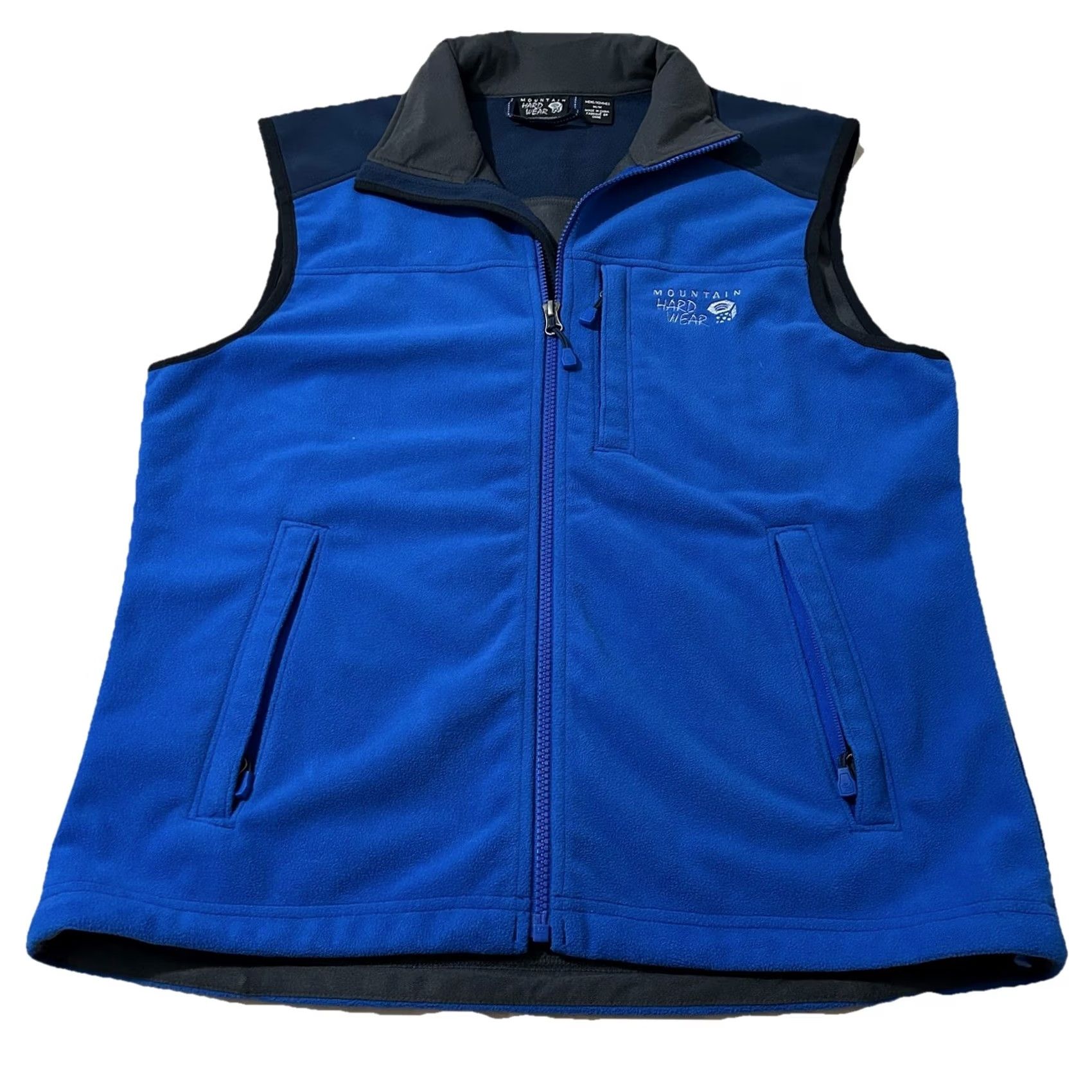 Mountain Hardwear Mountain Hardwear Vest Fleece Full Zip Gorpcore Blue M Men Medium Size Size US M / EU 48-50 / 2 - 2 Thumbnail