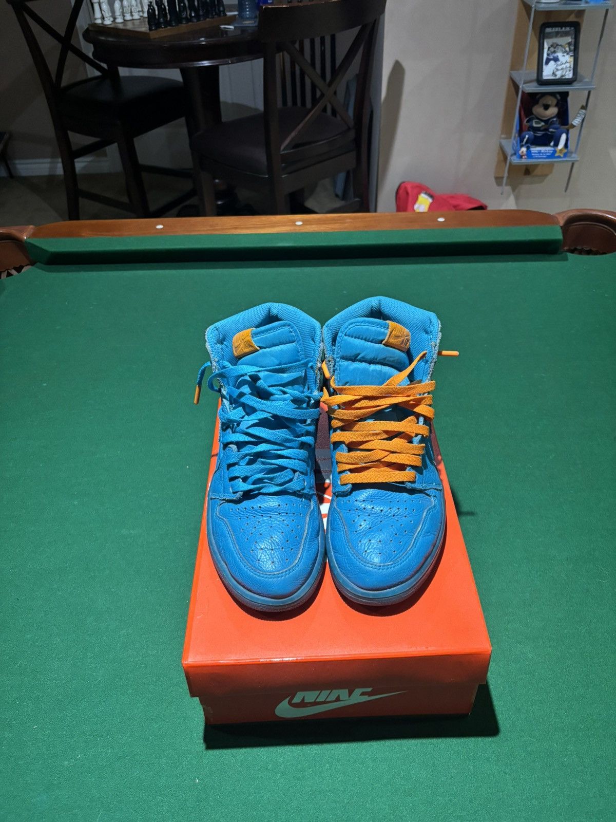 Gatorade × Jordan Brand Jordan 1 Gatorade Blue Lagoon Size US 8 / EU 41 - 2 Thumbnail