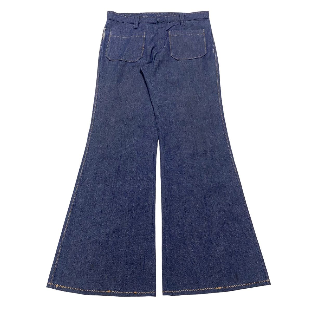 image of Vintage 60S Sears Kings Road Denim Super Flare Jeans in Blue, Men's (Size 31)