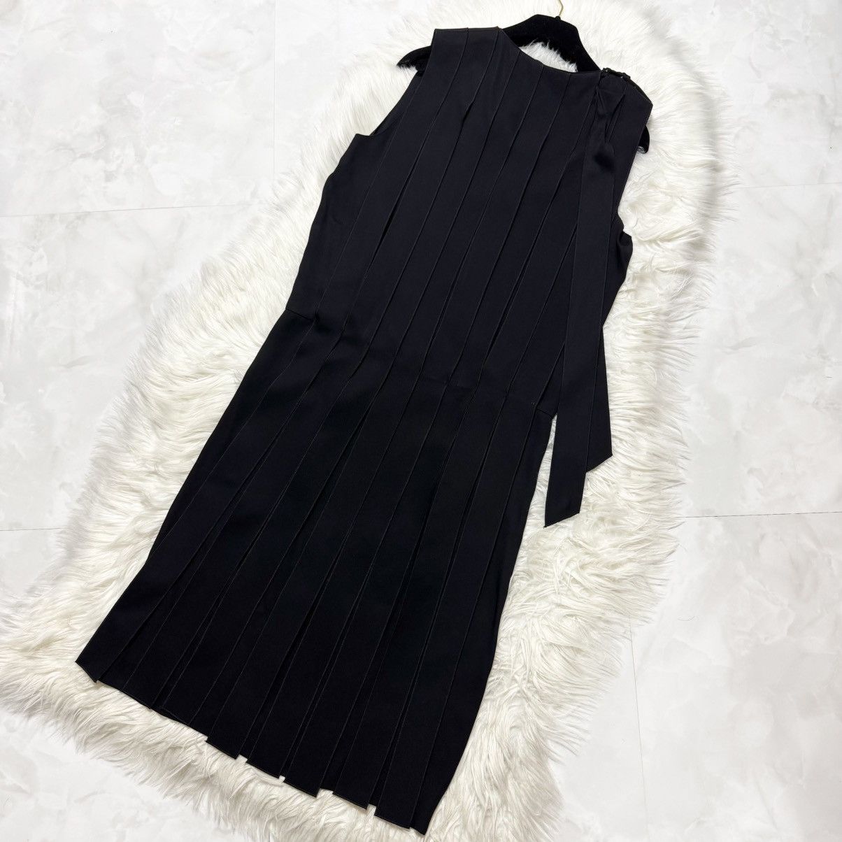 Bottega Veneta Authentic Bottega Veneta Ribbon Design Sleeveless Dress Size S / US 4 / IT 40 - 10 Thumbnail