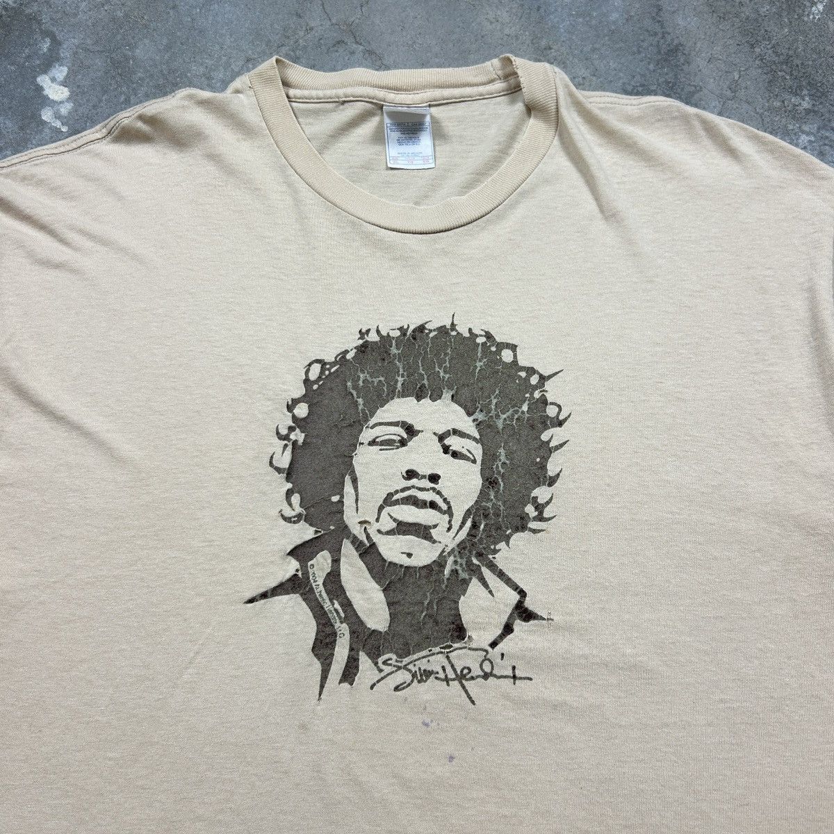 Vintage 2004 Jimi Hendrix Solo Tee Size US XL / EU 56 / 4 - 2 Thumbnail