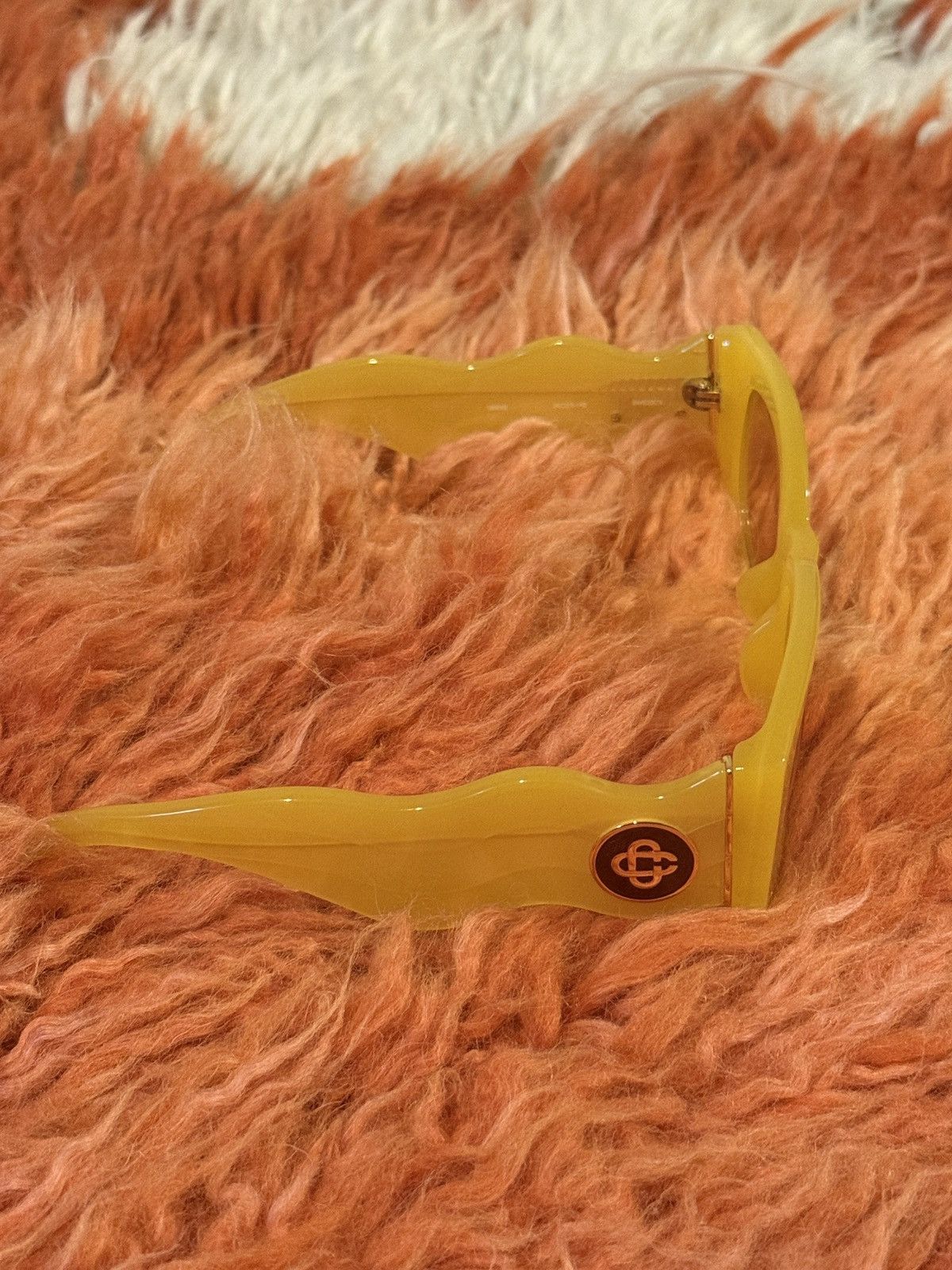 Casablanca Casablanca Yellow Memphis Sunglasses Size ONE SIZE - 9 Thumbnail