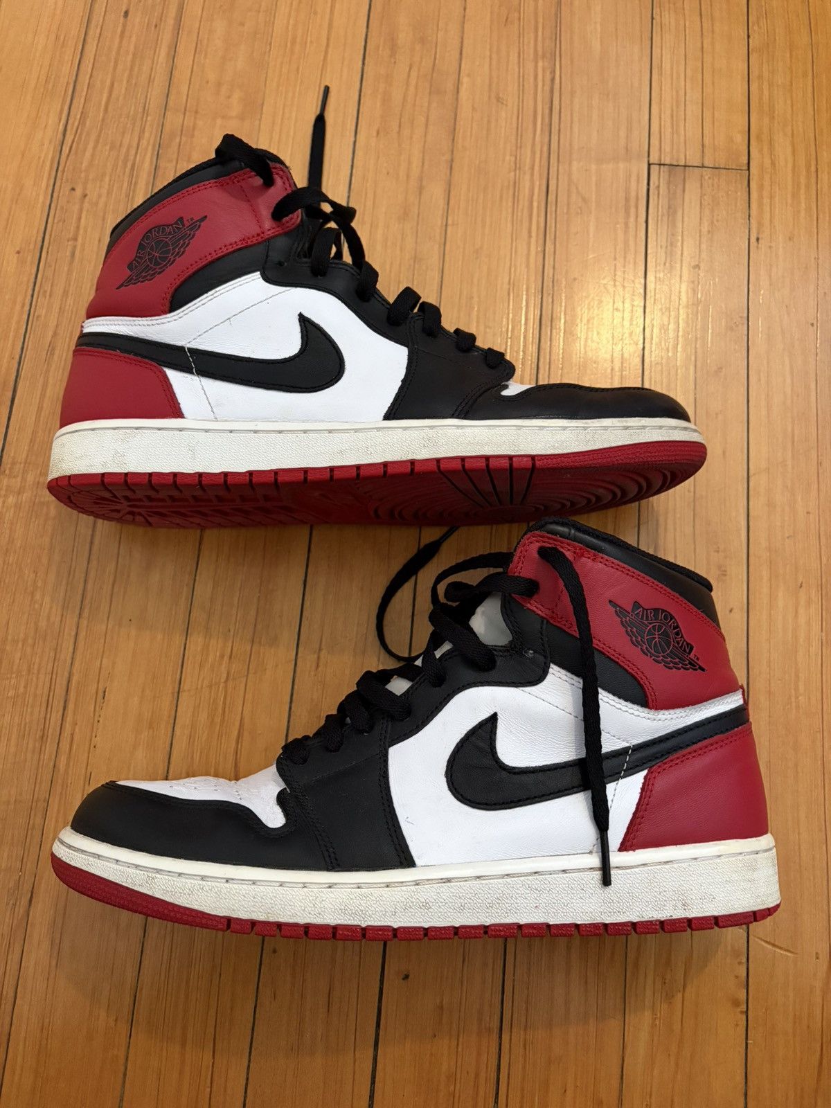 Jordan Brand Jordan 1 Black Toe 2013 Size US 12 / EU 45 - 1 Thumbnail
