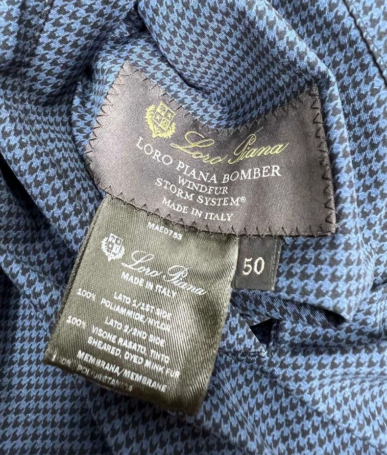 Loro Piana LORO PIANA size50 Men's double-sided mink fur Bomber jacket Size US M / EU 48-50 / 2 - 8 Thumbnail