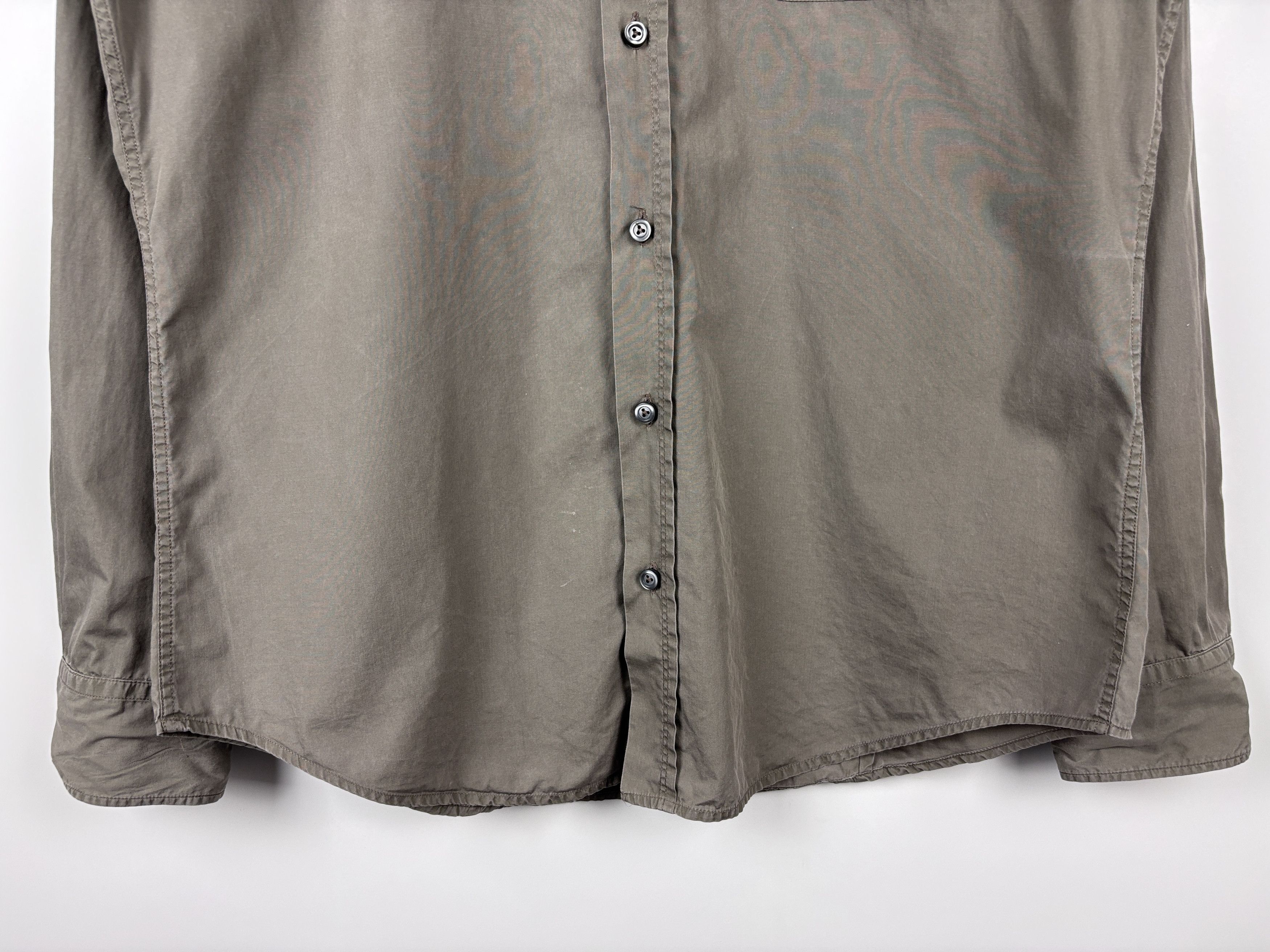 Dolce & Gabbana × Vintage Vintage Dolce & Gabbana Button Up Shirt Gray Mens Size 54 Size US M / EU 48-50 / 2 - 4 Thumbnail