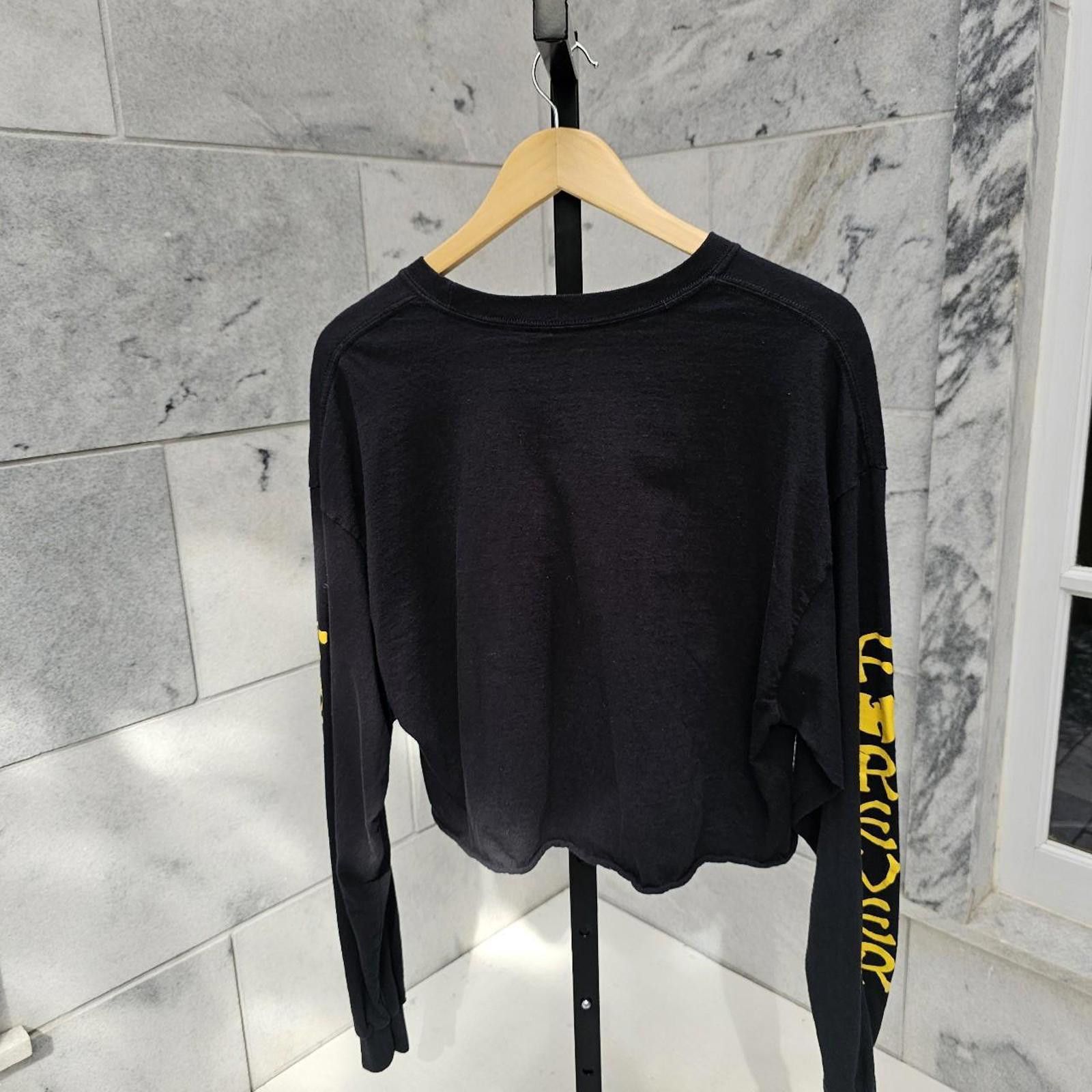 Designer Wu Wear Women's Black and Yellow WU-TANG Crop-top Size XL / US 12-14 / IT 48-50 - 3 Thumbnail