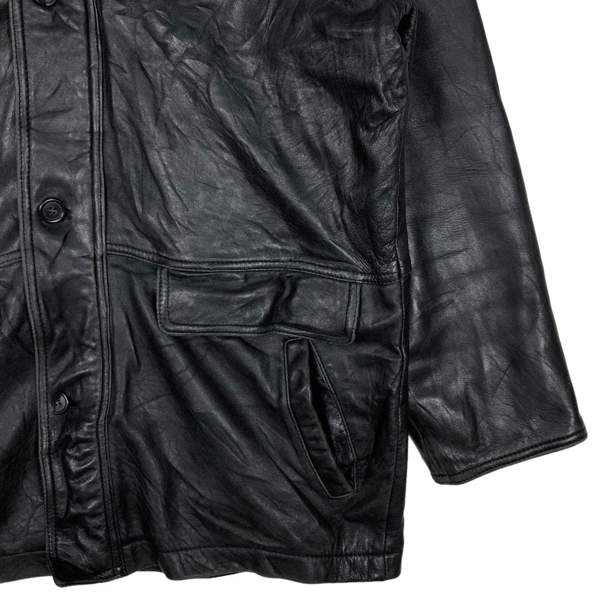 Japanese Brand 🔥90’s Vtg Lamb Leather Jacket Worker Paris Charley Bay Size US L / EU 52-54 / 3 - 5 Thumbnail