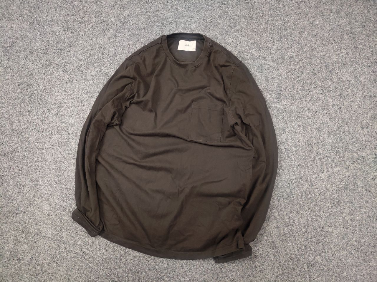 Folk Folk design minimalistic Brown Cotton Long sleeve Size US M / EU 48-50 / 2 - 3 Thumbnail
