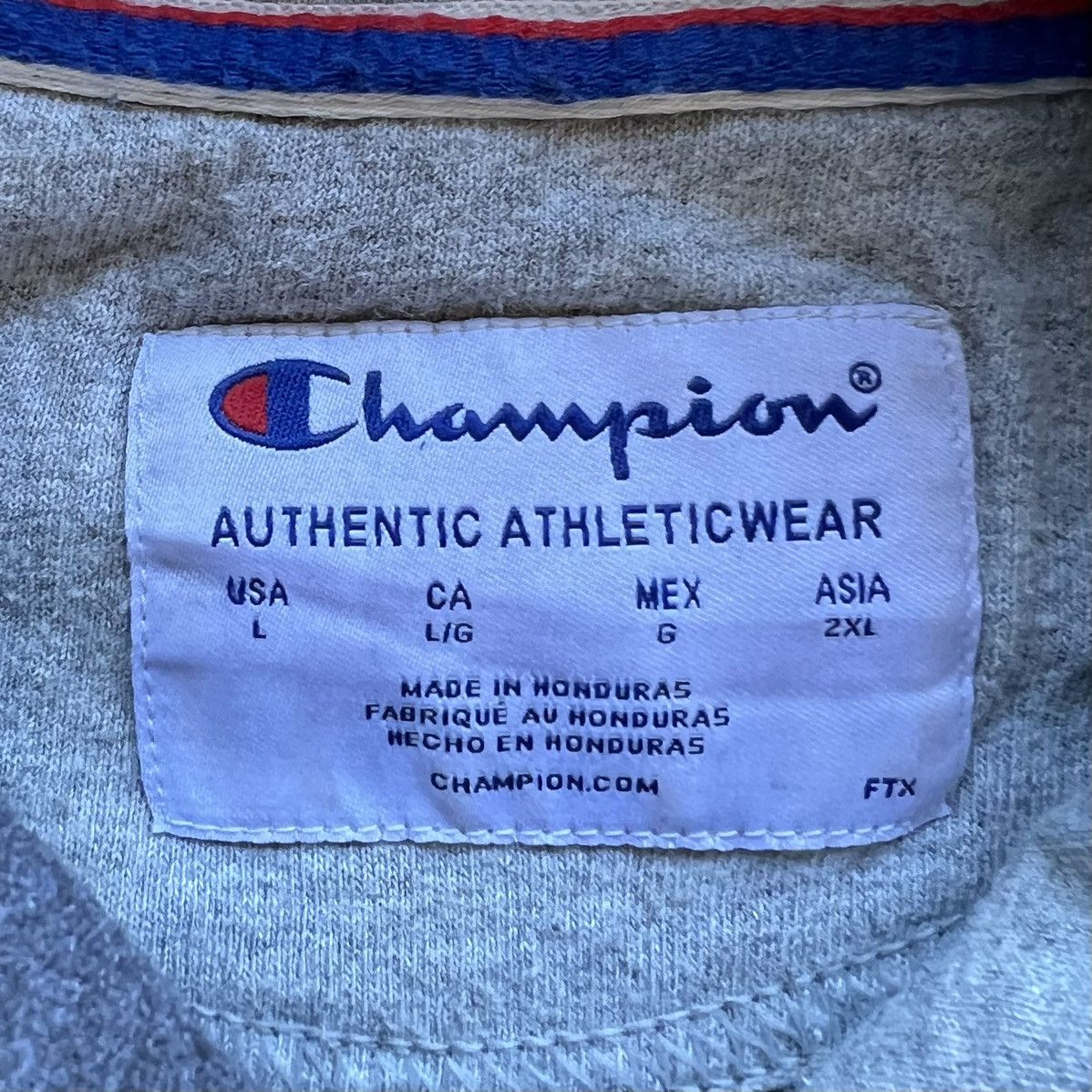 Champion Faded Champion Dark Grey Hoodie Size US L / EU 52-54 / 3 - 5 Thumbnail