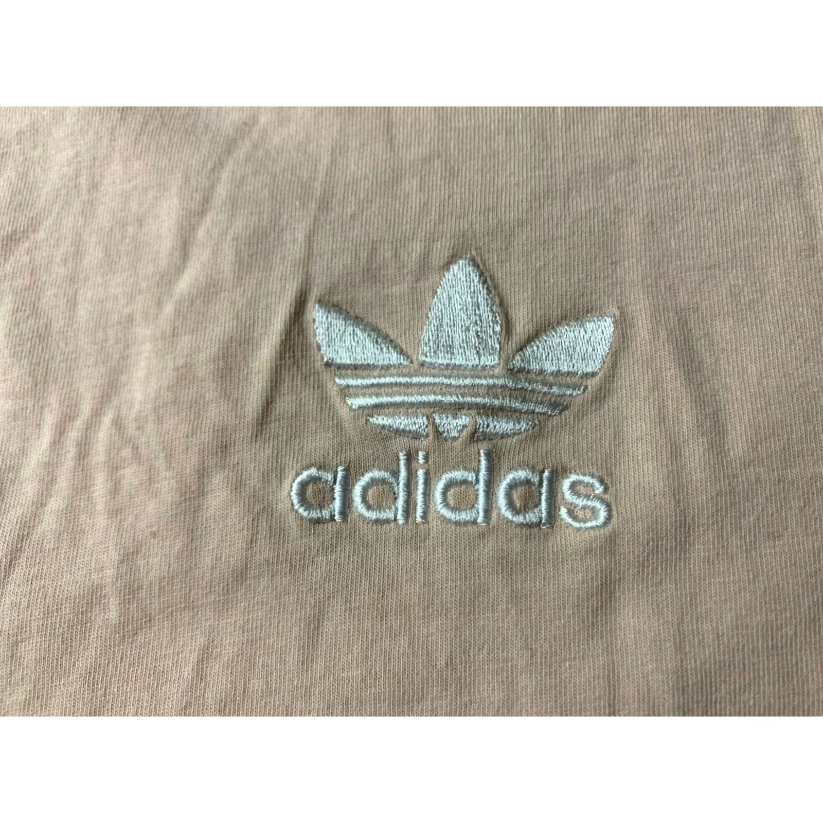 Adidas ADIDAS ORIGINAL T-SHIRT Mens CLASSIC Peach and White SIZE XXL CASUAL SHIRT JERSEY Size US XXL / EU 58 / 5 - 3 Thumbnail