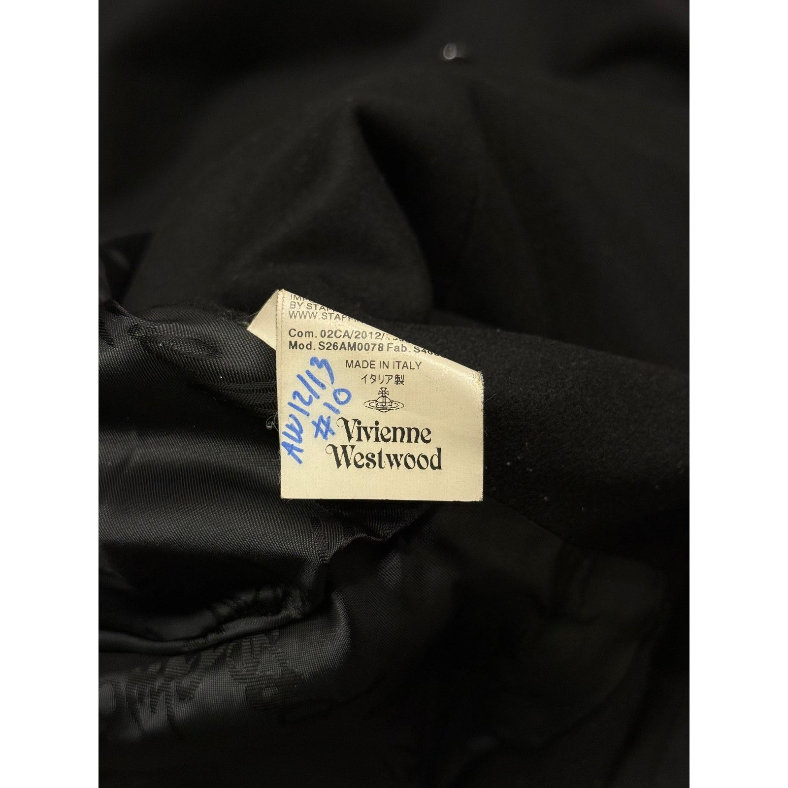 Vivienne Westwood A/W2012 Vivienne Westwood asymmetrical wool jacket Size S / US 4 / IT 40 - 8 Thumbnail