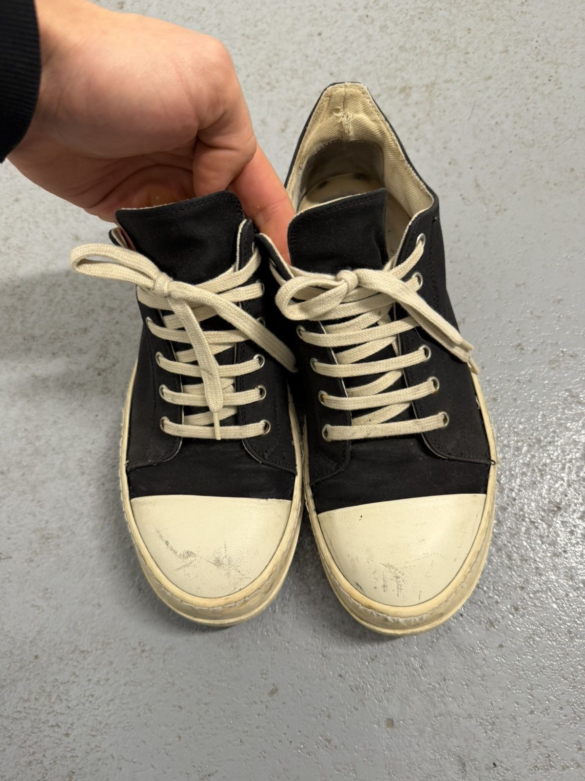 Rick Owens Drkshdw Rick Owens Drkshdw Low Ramones Size US 8 / EU 41 - 6 Thumbnail