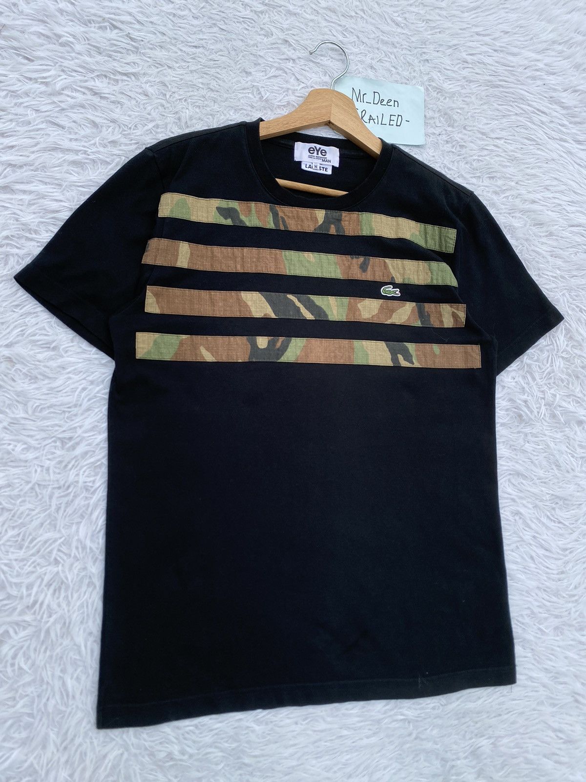 Junya Watanabe × Lacoste Rare AD2006 Lacoste x CDG Junya Watanabe Camo Tshirt Size US M / EU 48-50 / 2 - 3 Thumbnail
