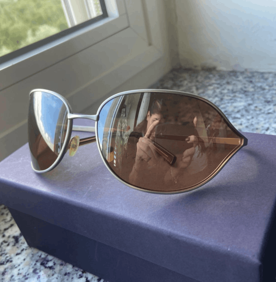 Prada PRADA Sunglasses Flame 2004 Star Mask Fire Chrome Silver Size ONE SIZE - 1 Thumbnail