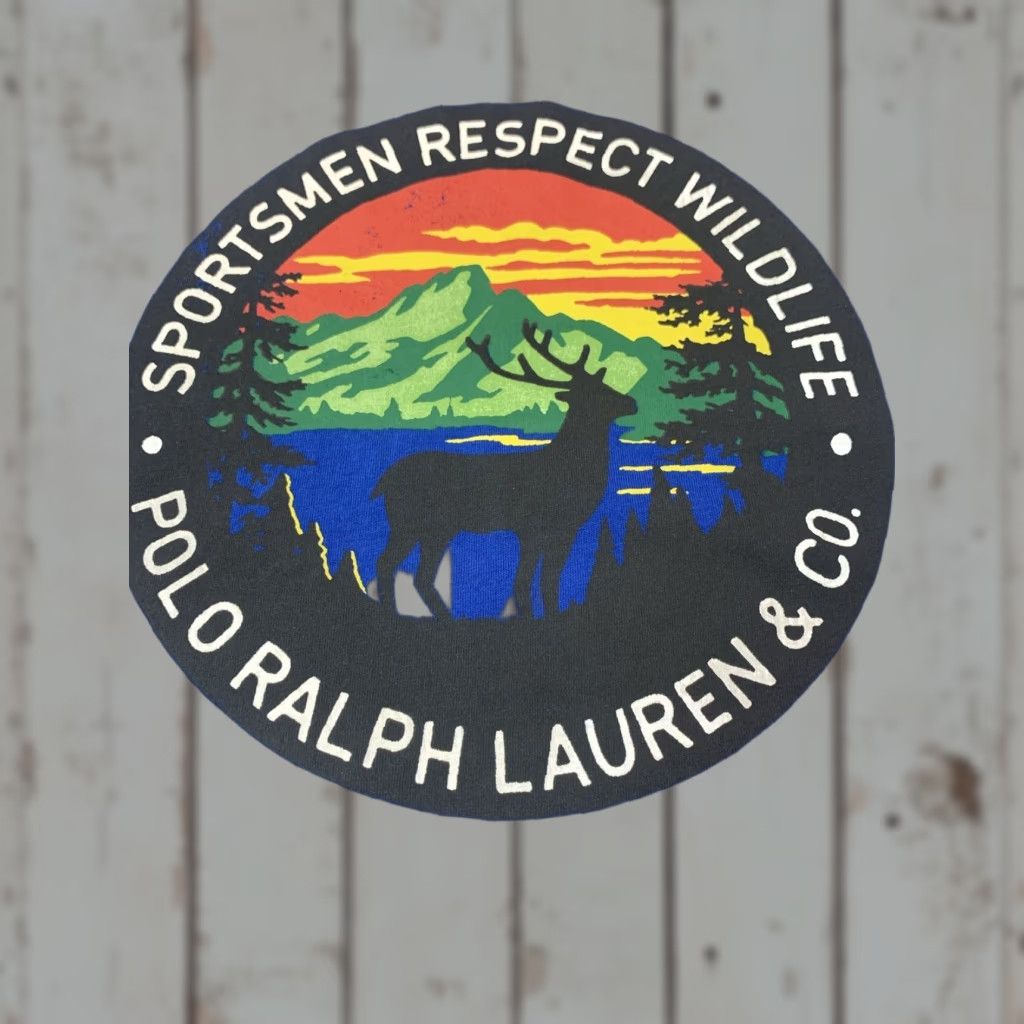 Ralph Lauren VINTAGE Ralph Lauren T-Shirt Men’s Short Sleeve Crew Neck Logo Outdoors Country Sportsman Blue S Size US S / EU 44-46 / 1 - 1 Thumbnail