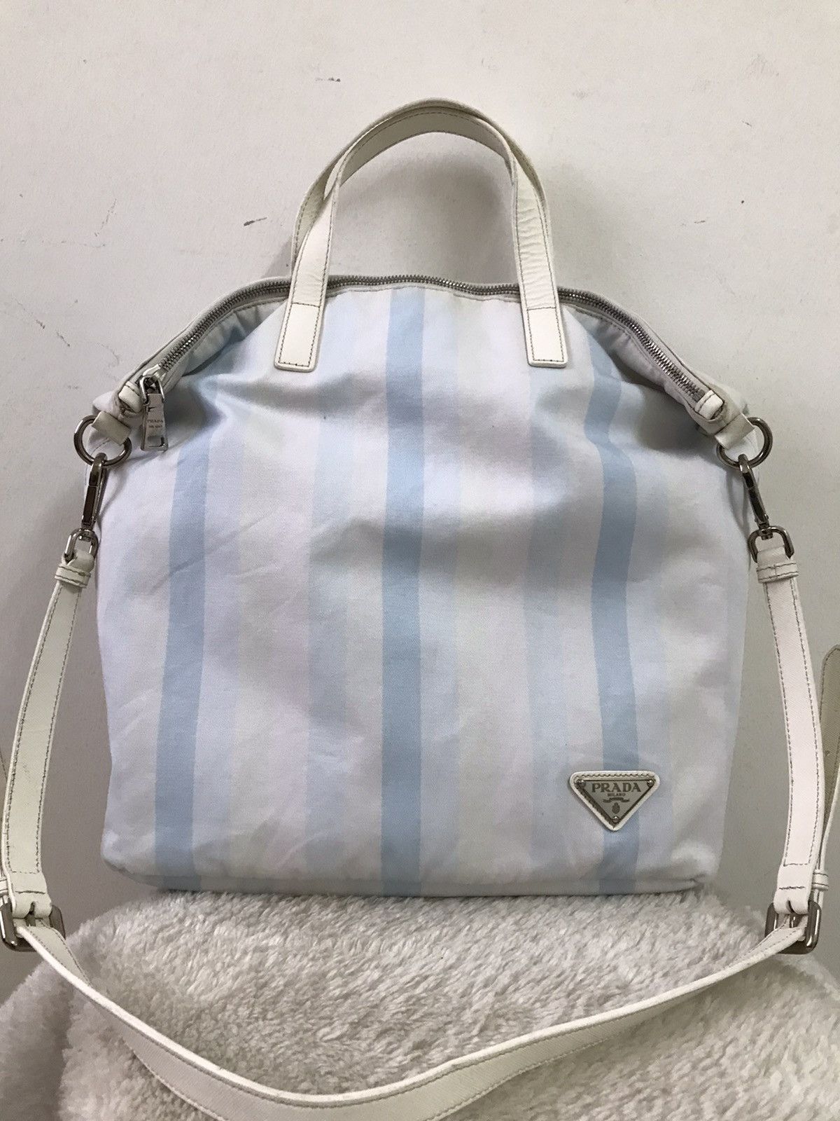 Prada Prada Bag Printed 2Way Tote Bag Size ONE SIZE - 1 Thumbnail
