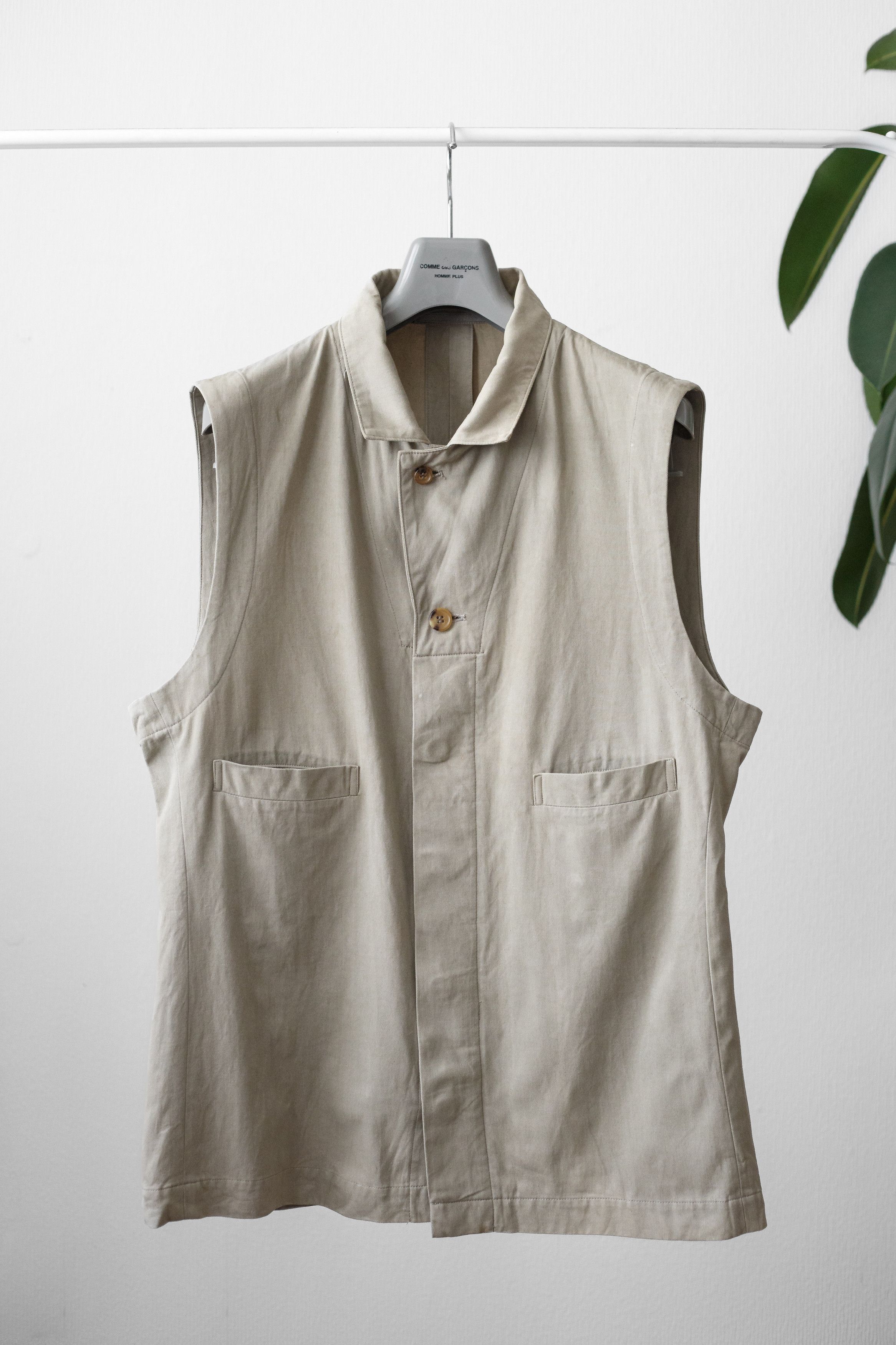 Comme des Garcons Homme Plus 1995SS worker vest Size US M / EU 48-50 / 2 - 2 Thumbnail