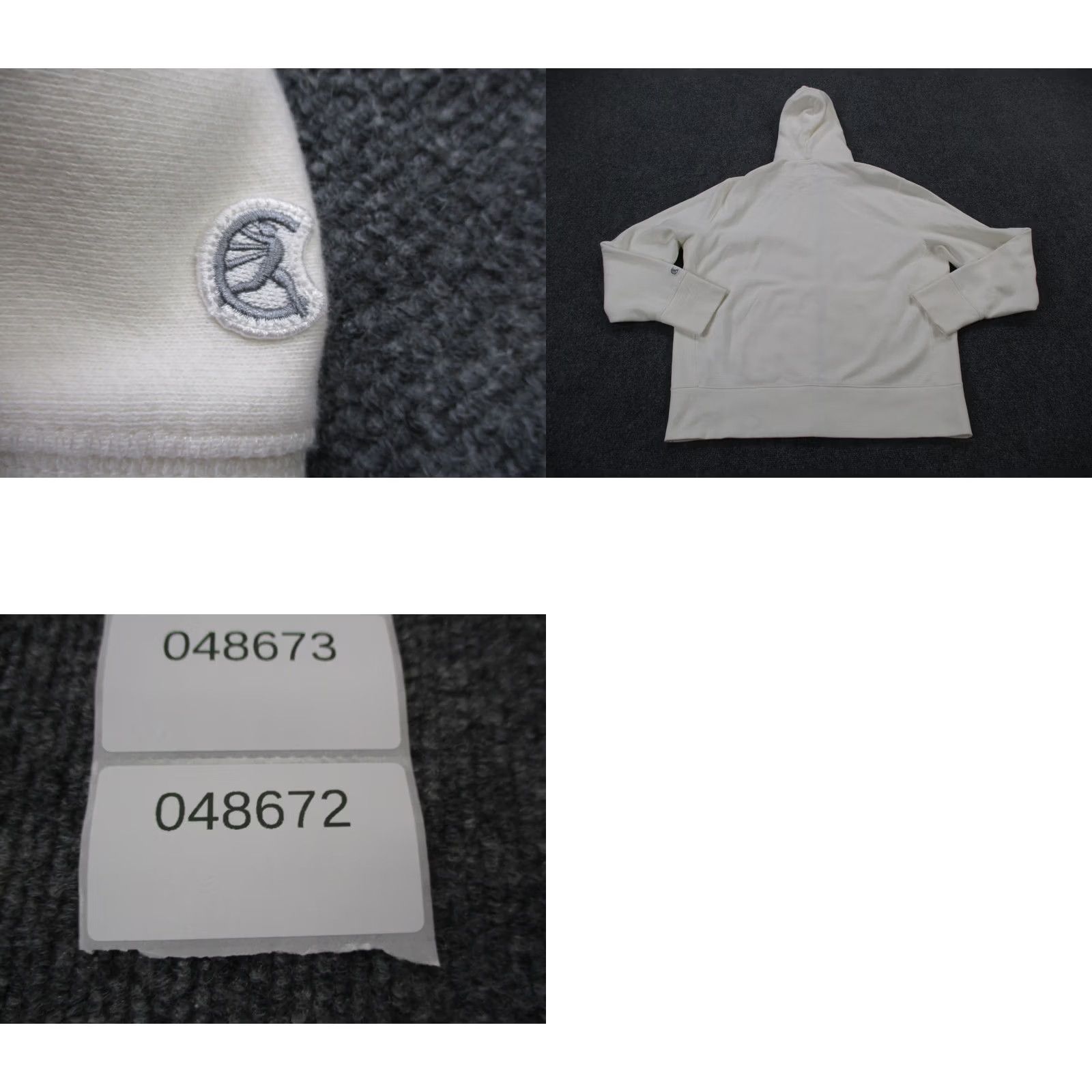 Champion Champion Jacket Mens XL Windbreaker Hooded Lightweight Cotton Knit White Storm Outdoor 90s? Size US XL / EU 56 / 4 - 8 Thumbnail