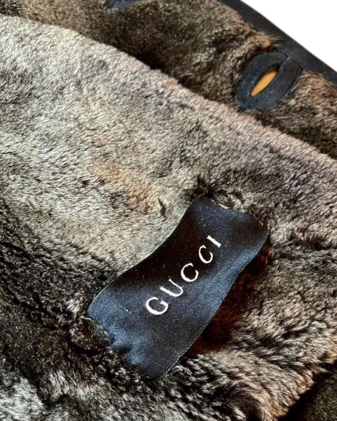 Gucci F/W 2002 SHEARLING SUEDE LEATHER HEAVY COAT BY TOM FORD Size US M / EU 48-50 / 2 - 5 Thumbnail
