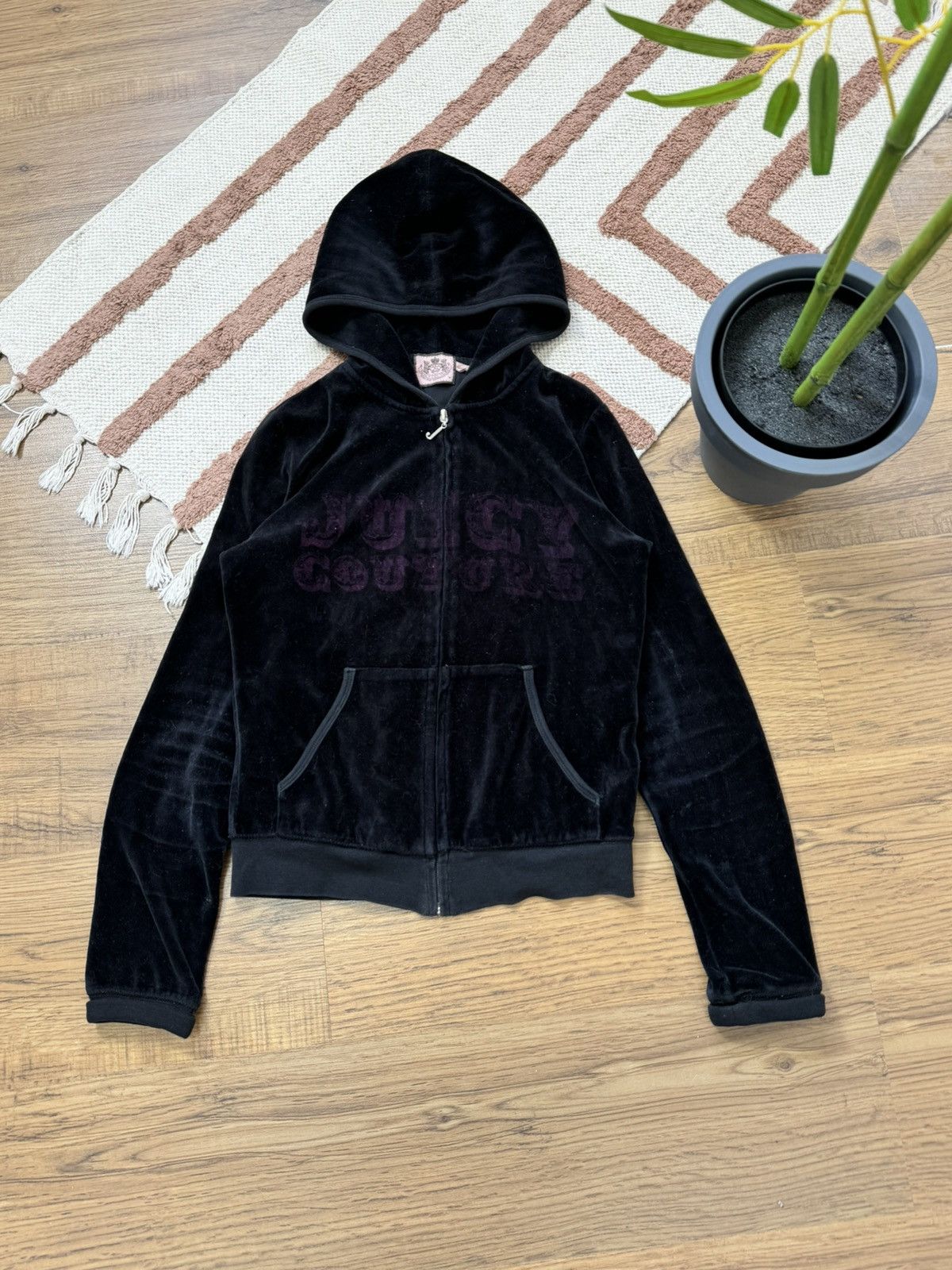Juicy Couture VINTAGE VELOUR JUICY COUTURE 2000s ZIP UP HOODIE Size M / US 6-8 / IT 42-44 - 3 Thumbnail