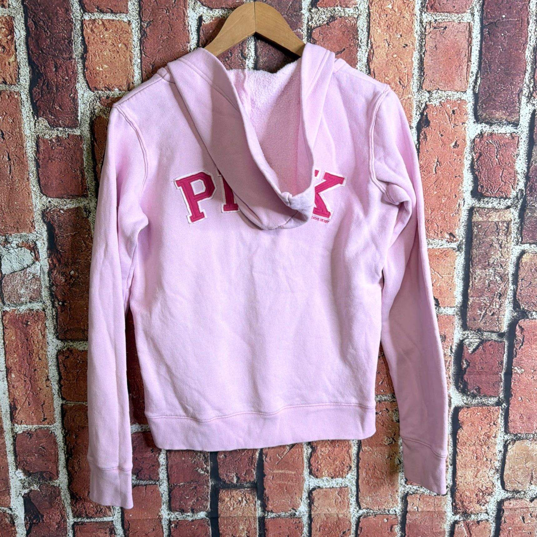 Victoria's Secret VINTAGE Victoria's Secret PINK Hoodie Pullover Y2K Pink Medium Size M / US 6-8 / IT 42-44 - 3 Thumbnail