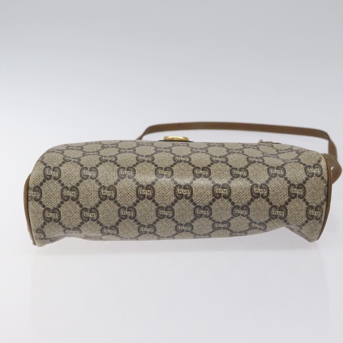 Gucci GUCCI GG Plus Supreme Shoulder Bag Pvc Leather Beige Size ONE SIZE - 5 Thumbnail