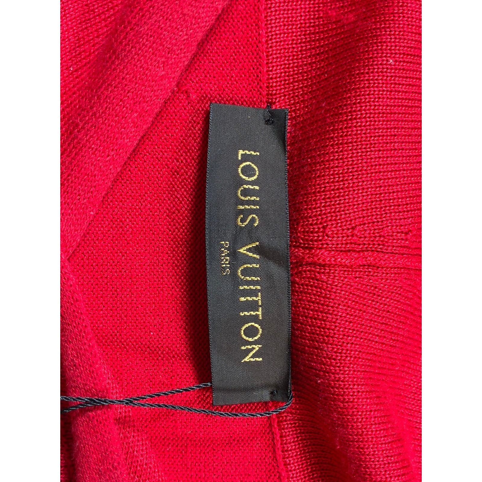 Louis Vuitton LV Knit Red Hoodie Size US M / EU 48-50 / 2 - 3 Thumbnail