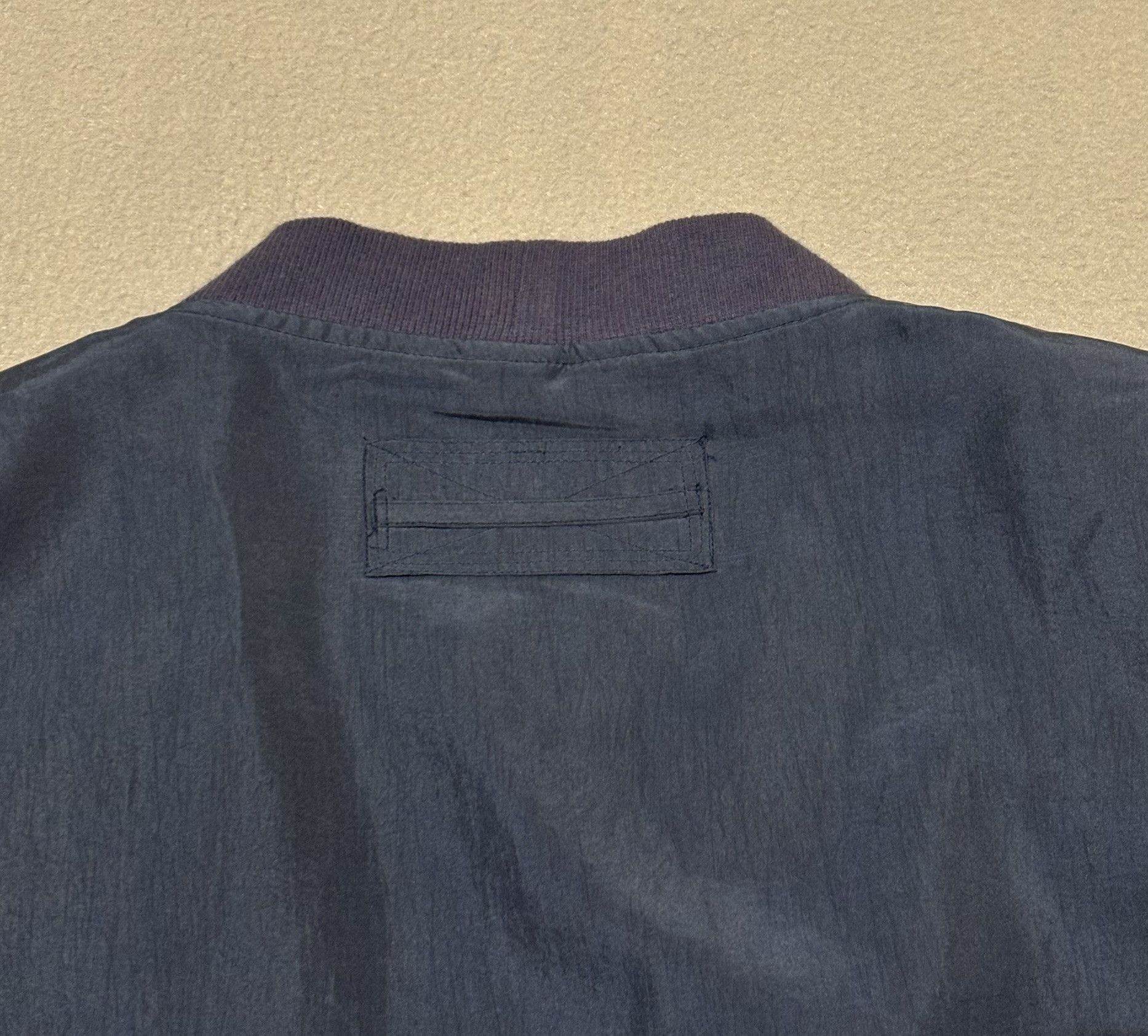 Paul & Shark Paul Shark Bomber Jacket 100% Silk Navy Large Size US L / EU 52-54 / 3 - 14 Thumbnail