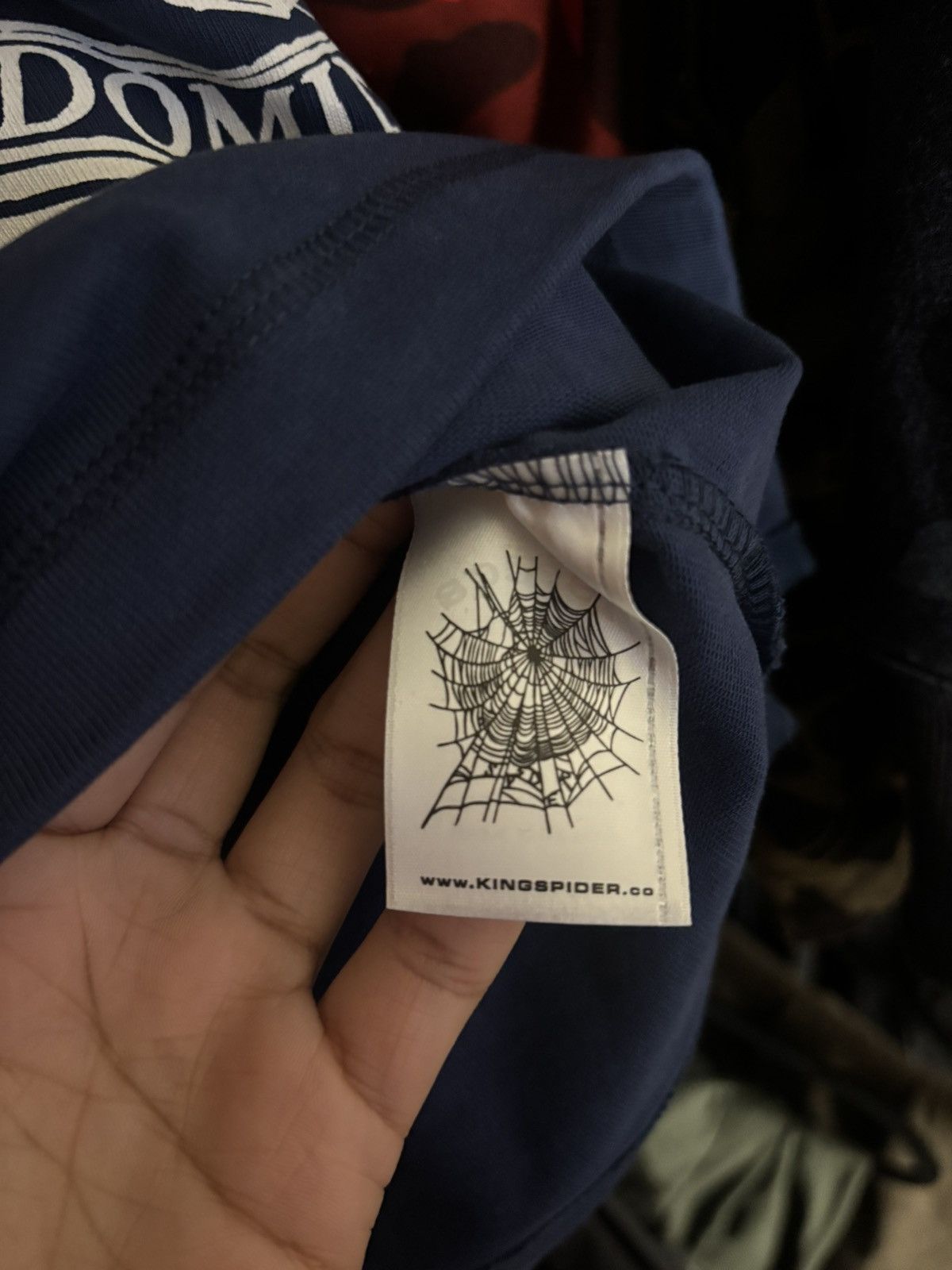 Sp5der Sp5der Academy Rugby ‘Navy’ Shirt Size US L / EU 52-54 / 3 - 3 Thumbnail