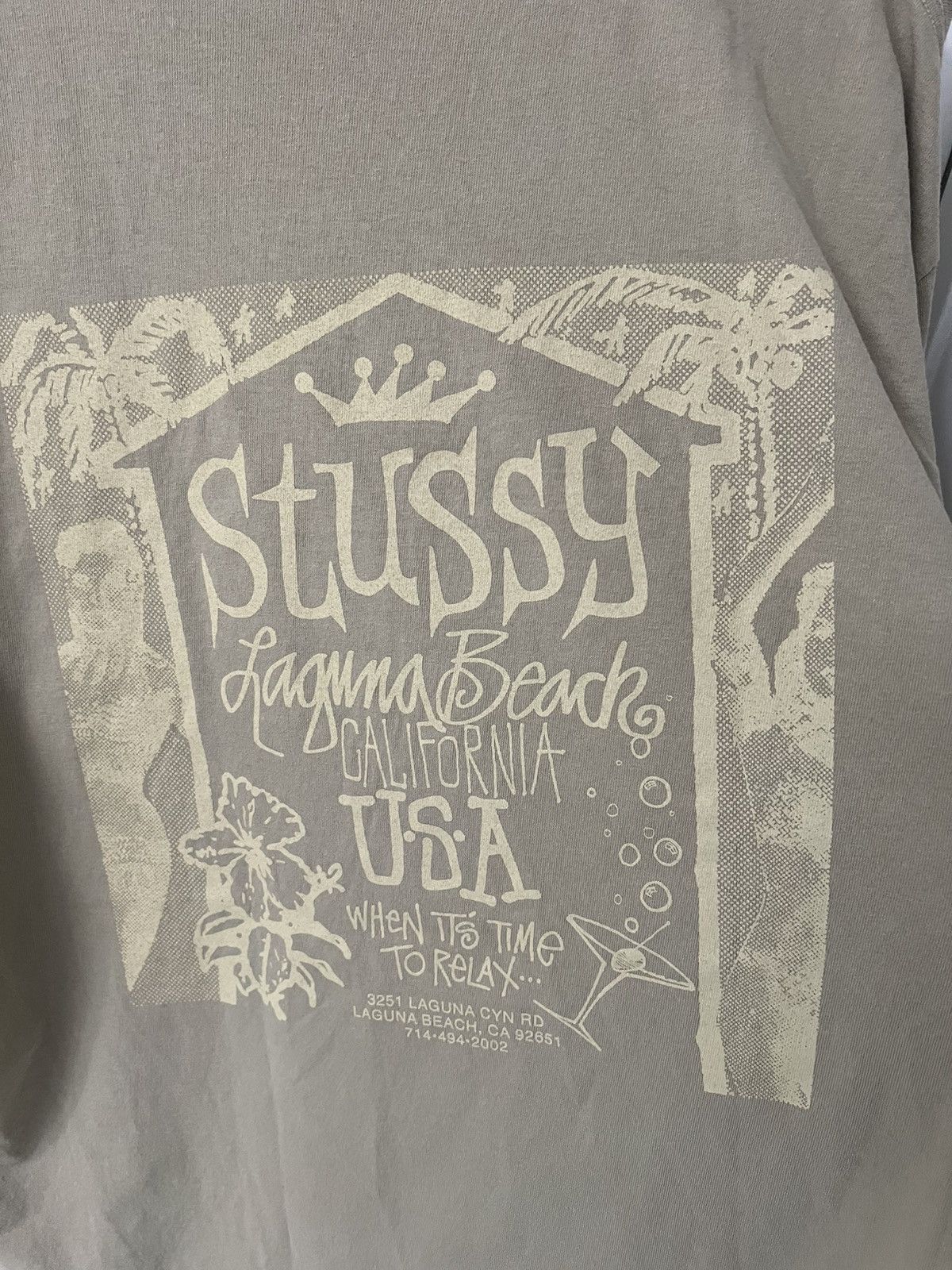 Stussy Stussy beach house tan elm tee size L Size US L / EU 52-54 / 3 - 3 Thumbnail